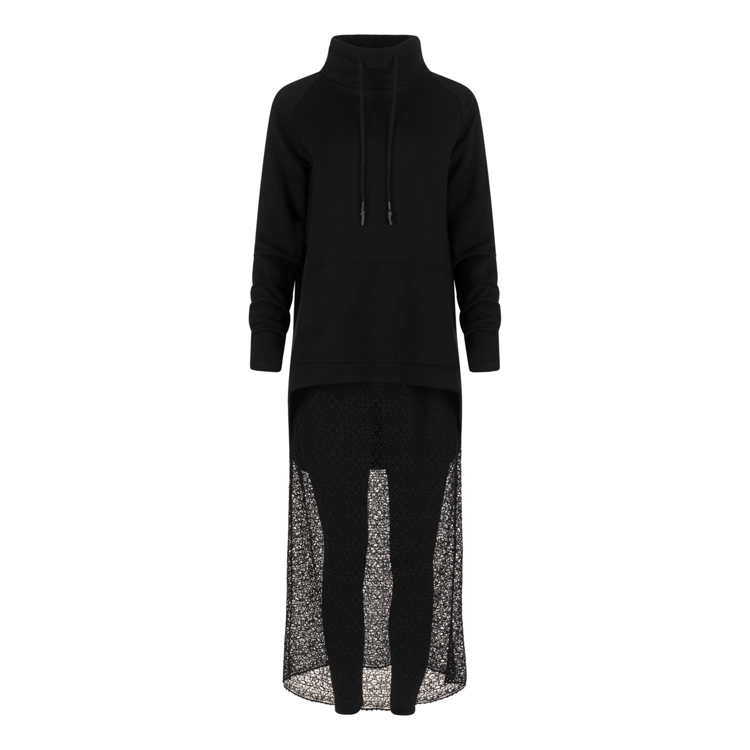 Clothes By Locker Room Black Three-piece Athleisure Set In Black