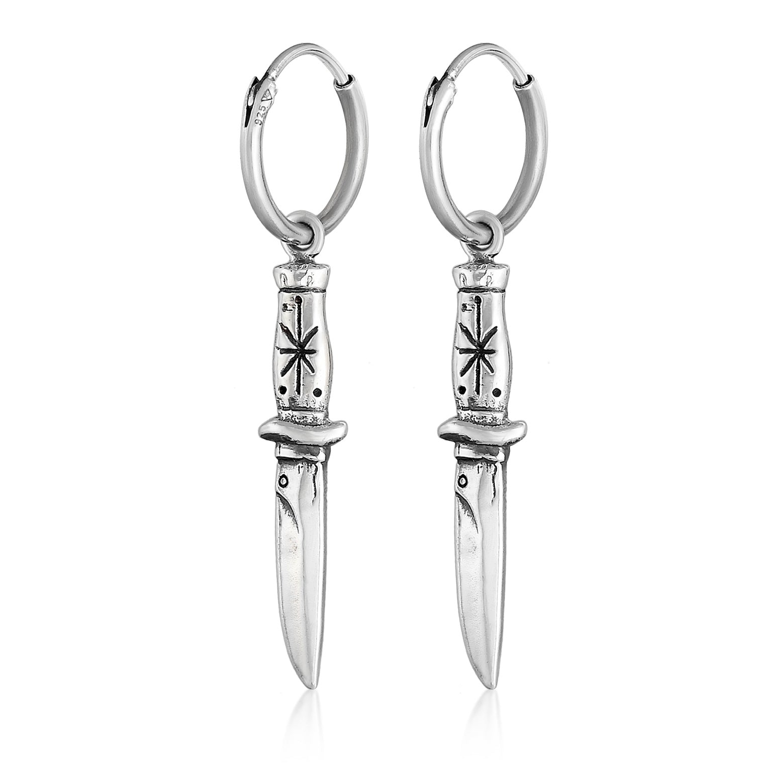 Men’s The Dagger Hoop Earrings Haze & Glory