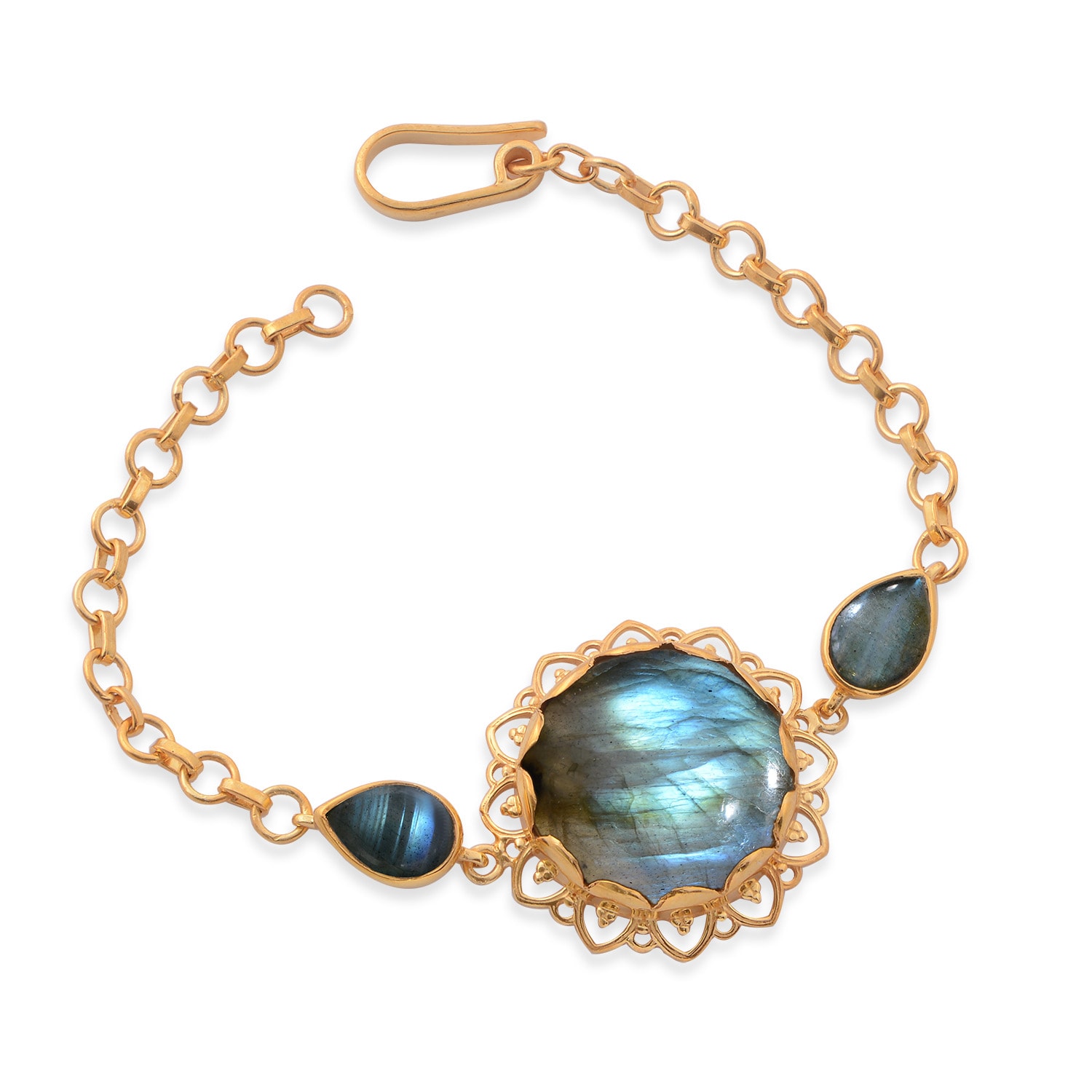 Women’s Grey Amli Labradorite Bracelet Emma Chapman Jewels