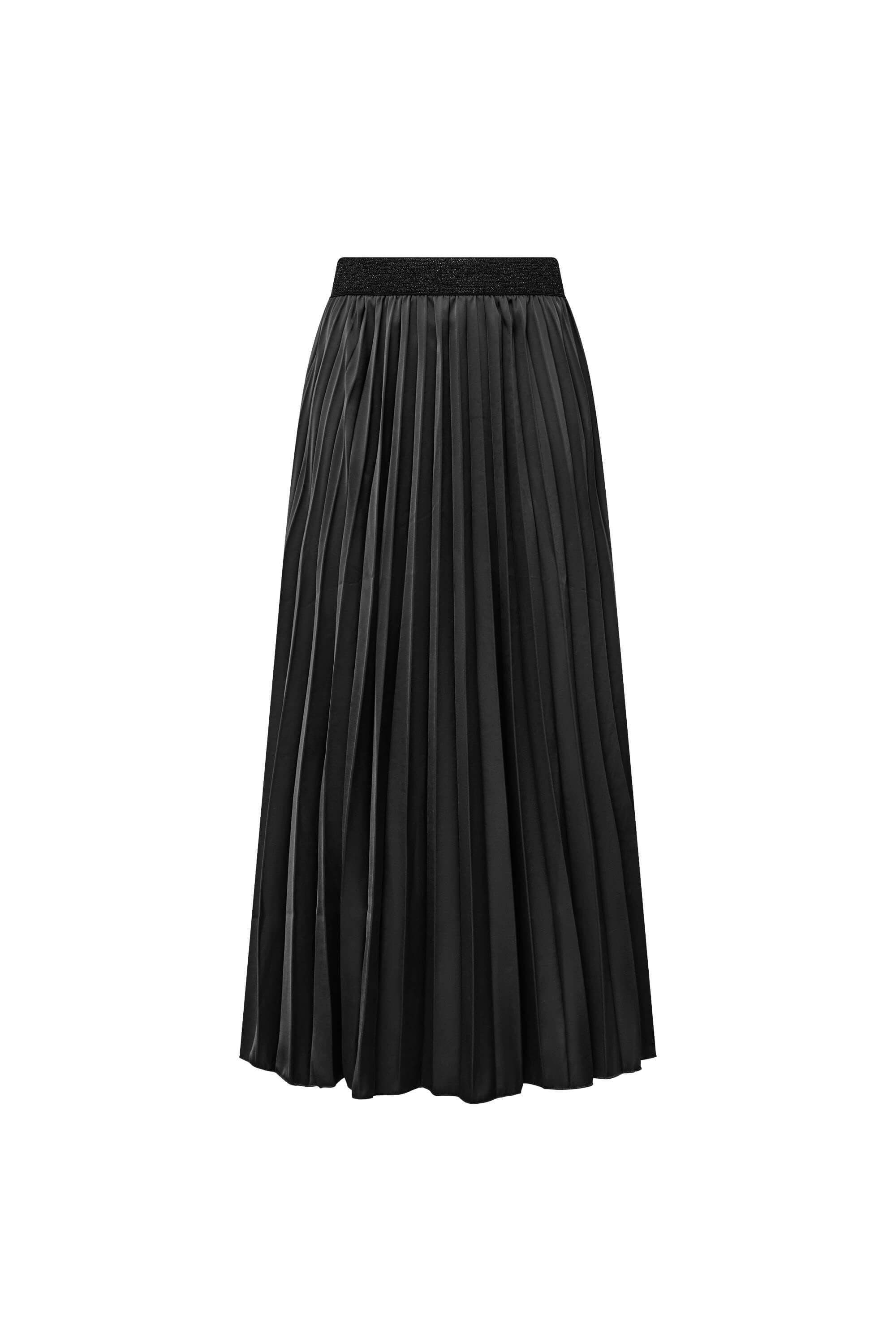 James Lakeland Women's Black Pleated Maxi Skirt In Black