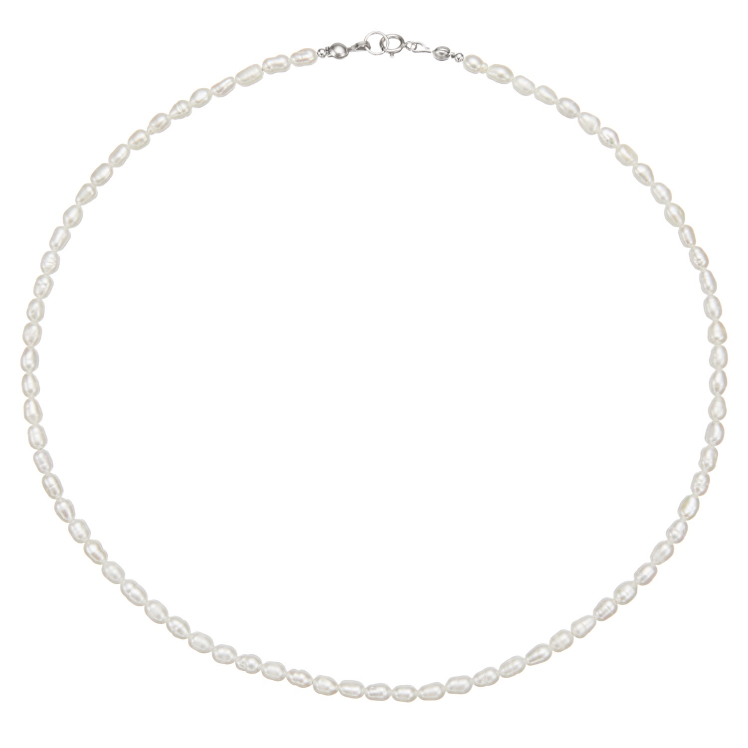 Lily & Roo Women's Silver Seed Pearl Choker In Silver
