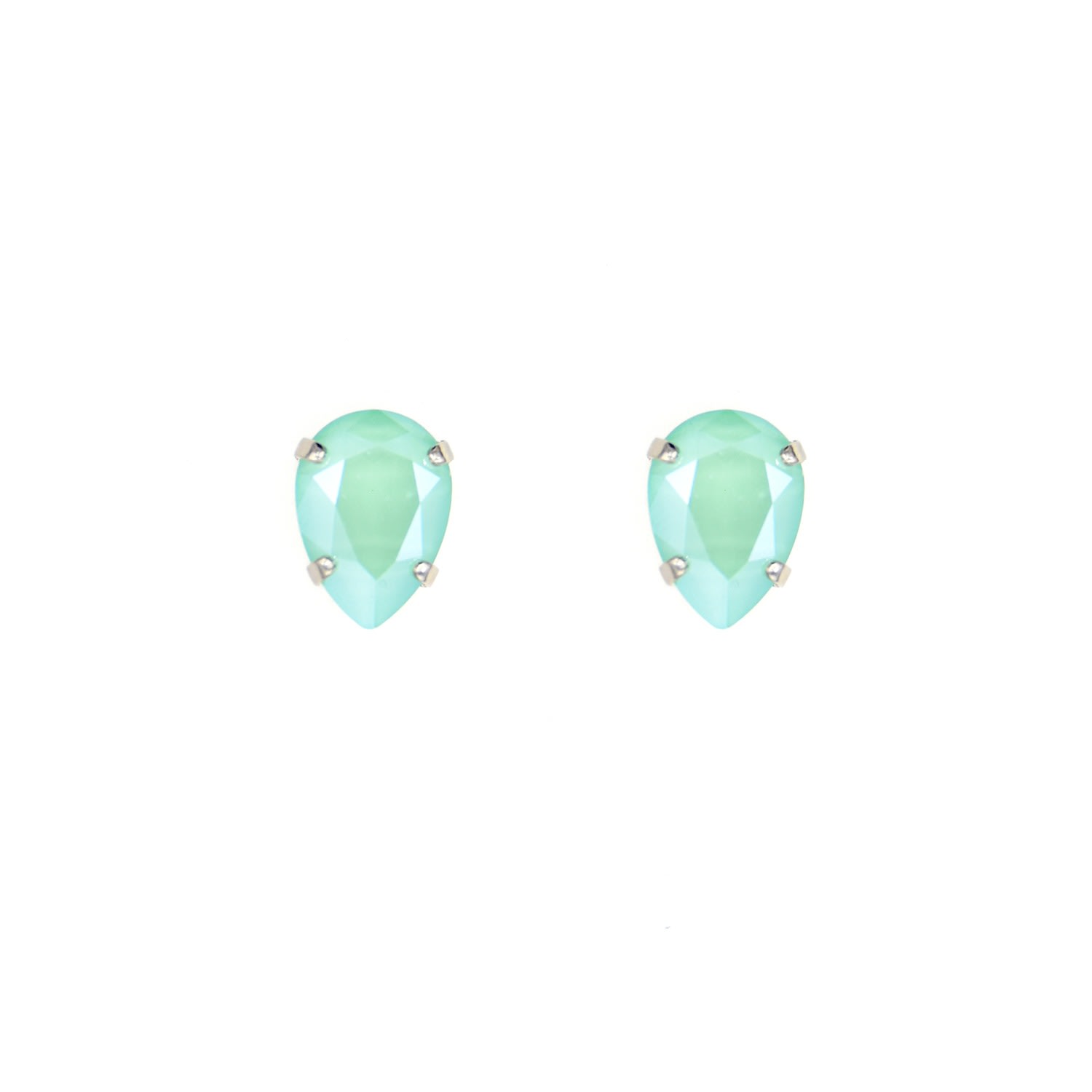Rosaspina Firenze Women's Drop Stud Earrings In Mint Green In Green