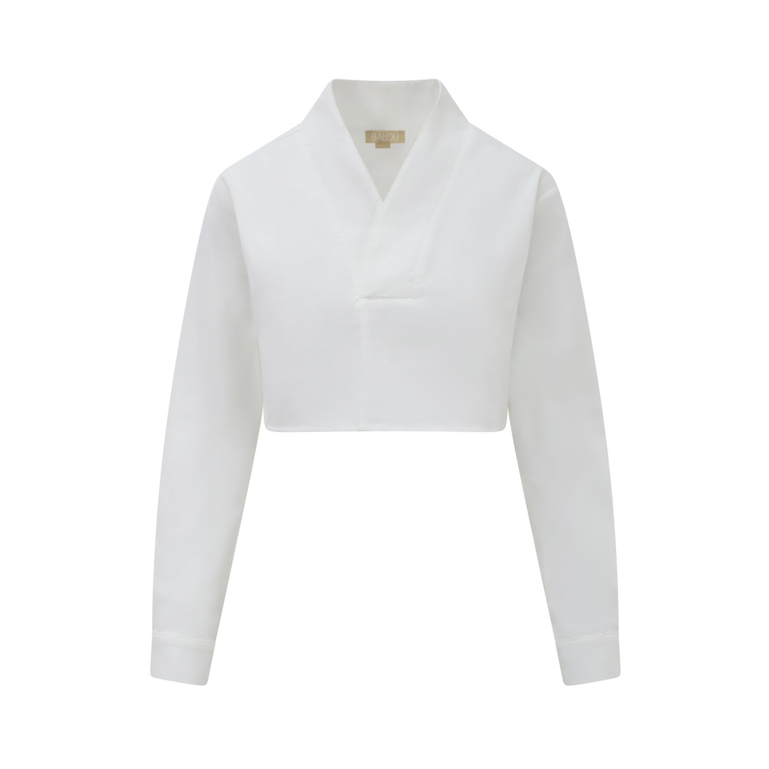 Women’s V-Collar Shirt White Small Balou