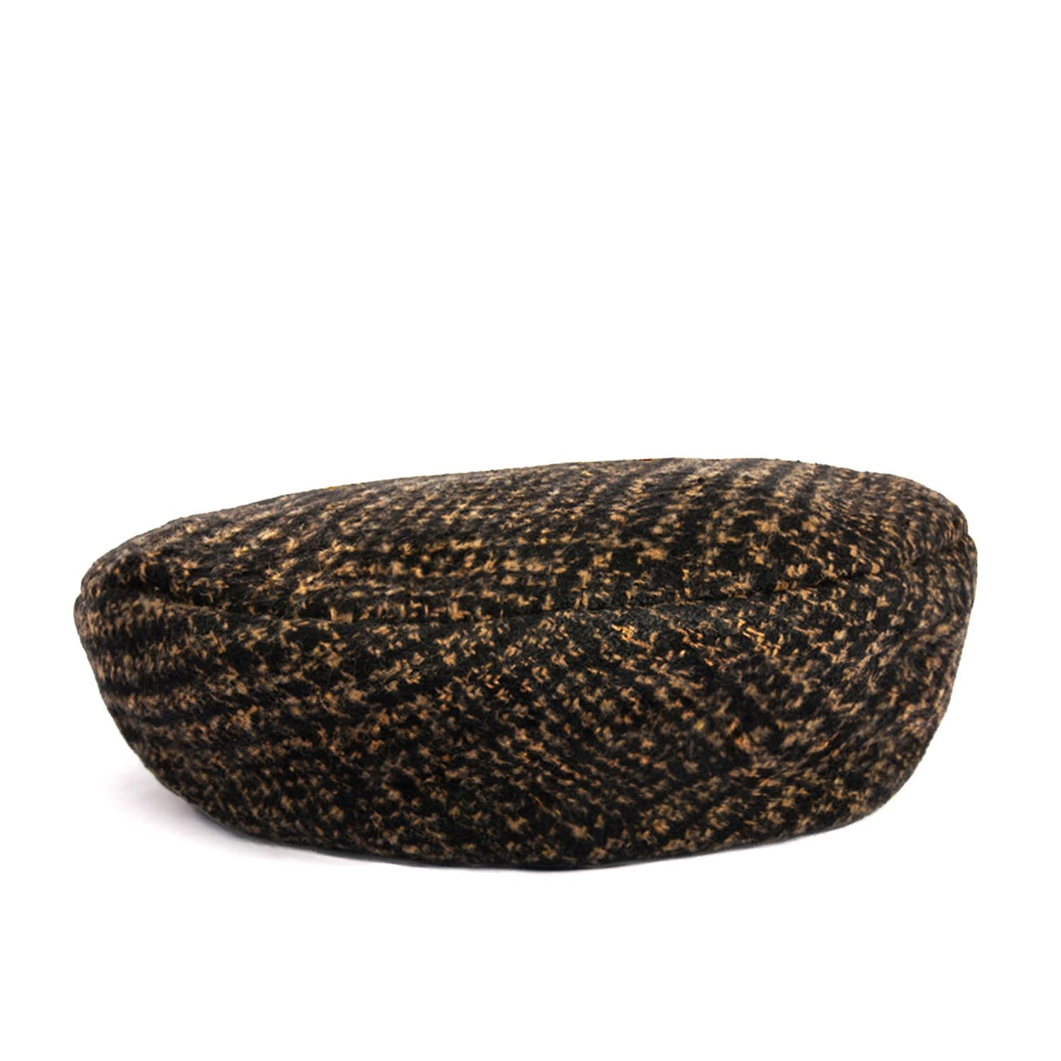 Sibi Hats Men's Brown / Black Chester - Brown Tartan Wool French Beret Hat In Brown
