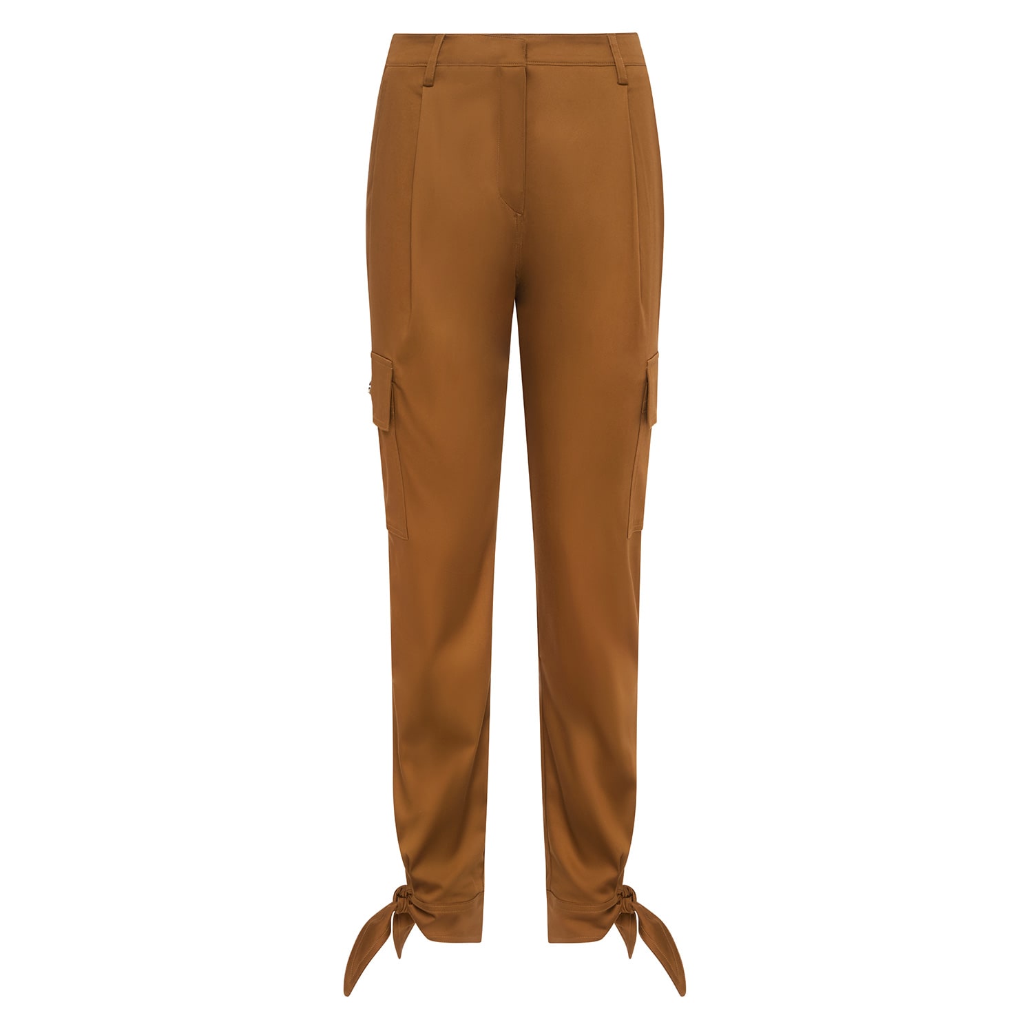 Zetaye Women's Brown Palmer Cargo Pant In Brown