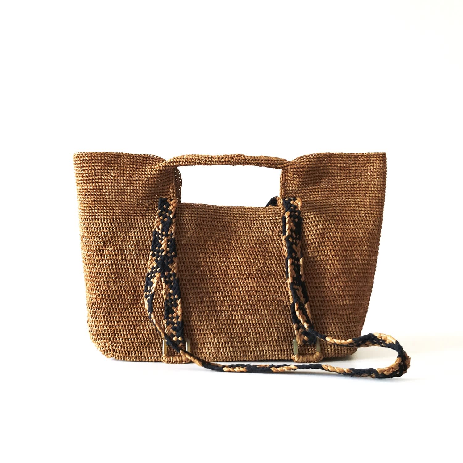 raffia shoulder bag