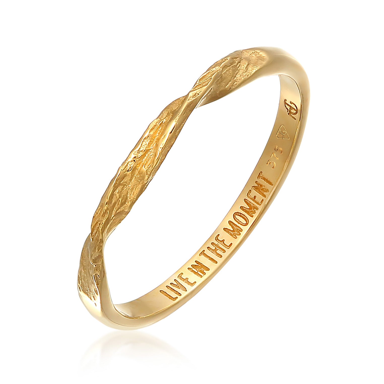 Women’s Moment Solid Gold Ring Haze & Glory