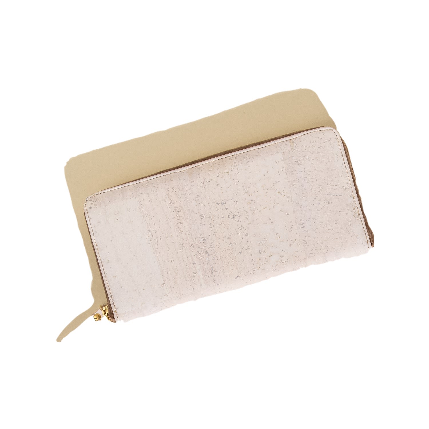 Women’s Just Right Cork Wallet - White Tiradia Cork