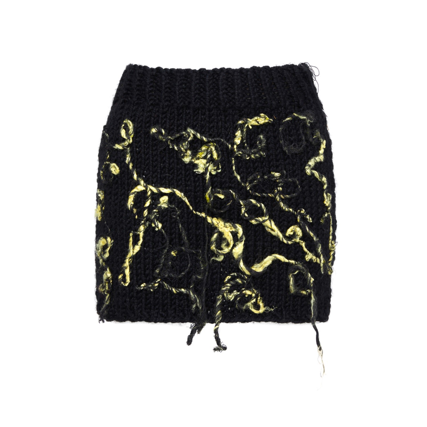 Sarah Regensburger Women's The Moon Knit Skirt - Black In Black