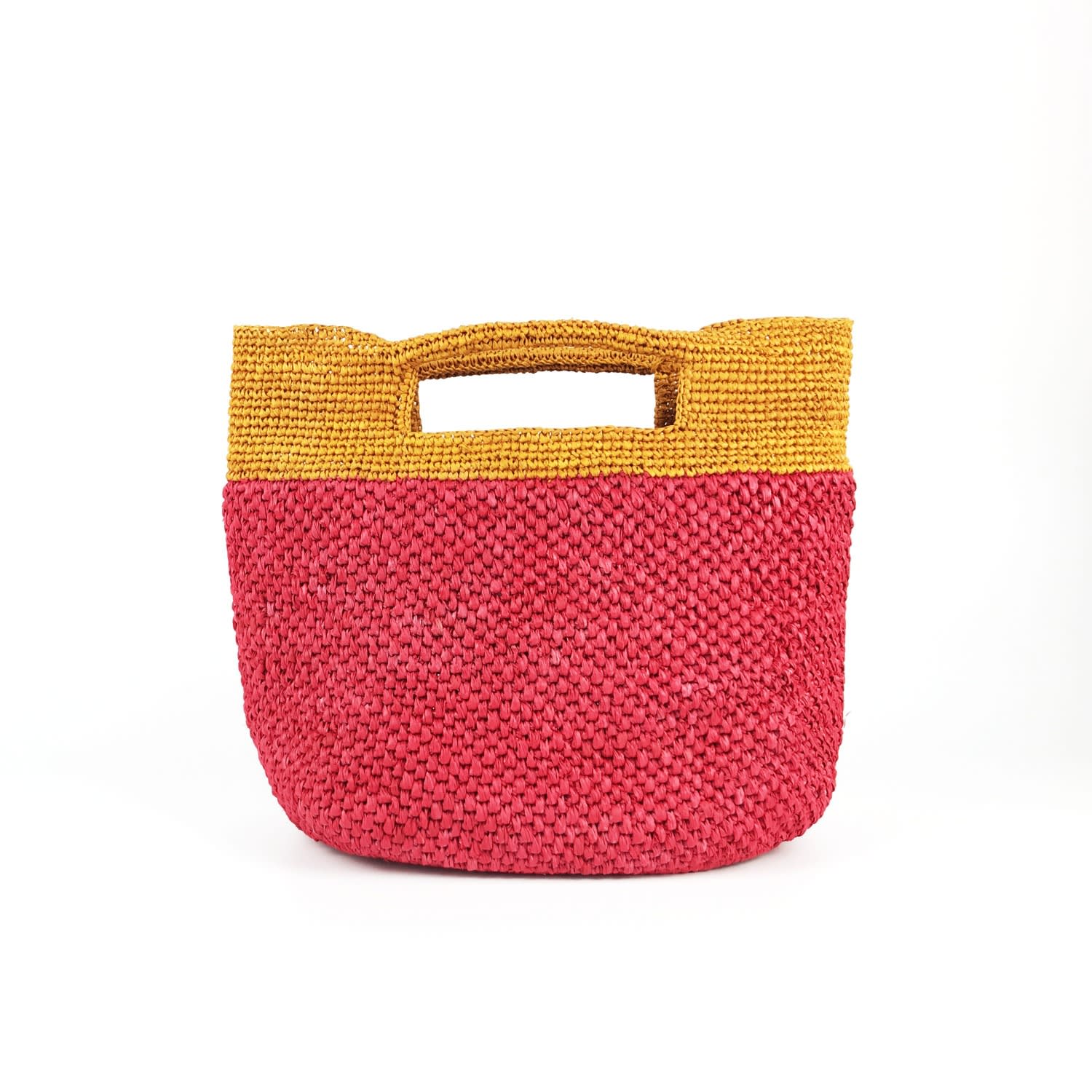 small raffia bag