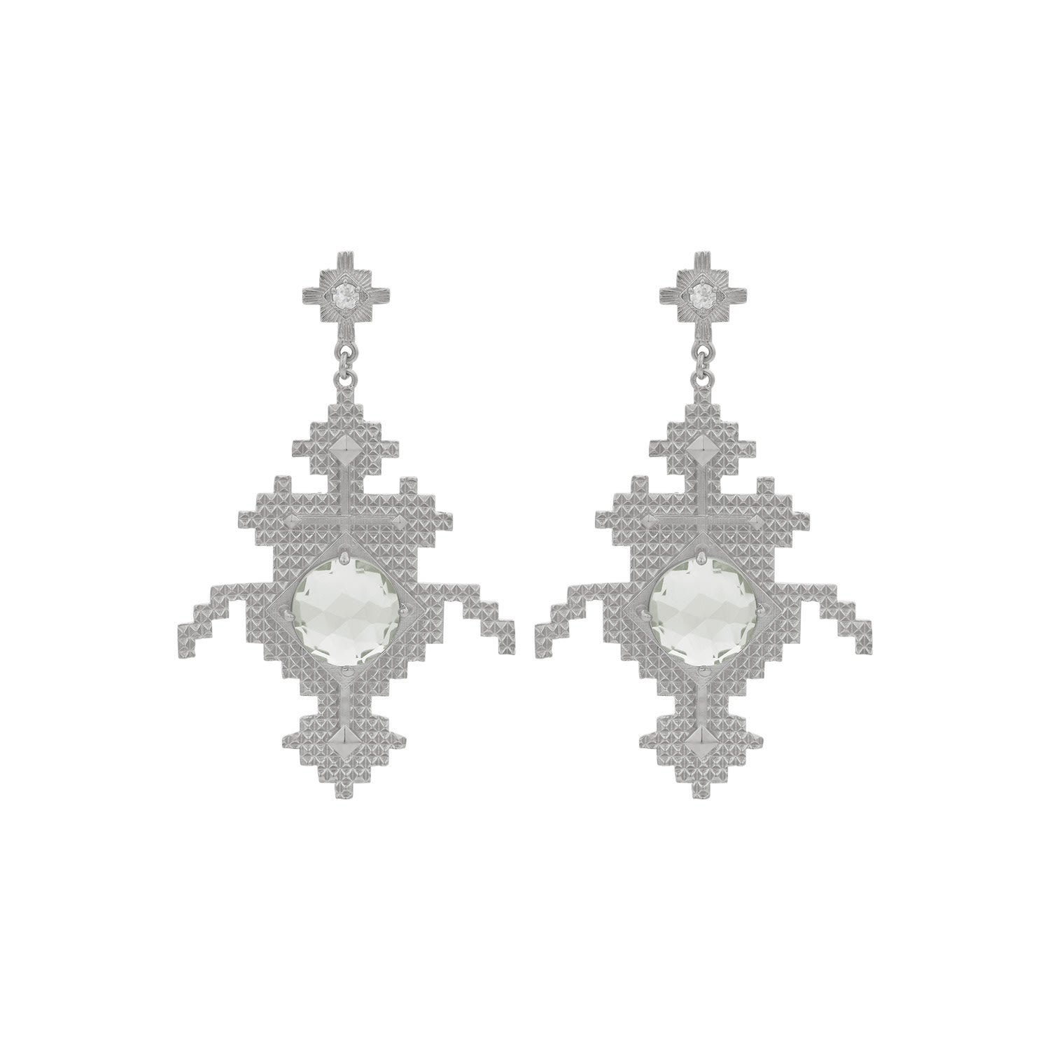 Zoe And Morgan Women's Apu Earrings Silver In Silver