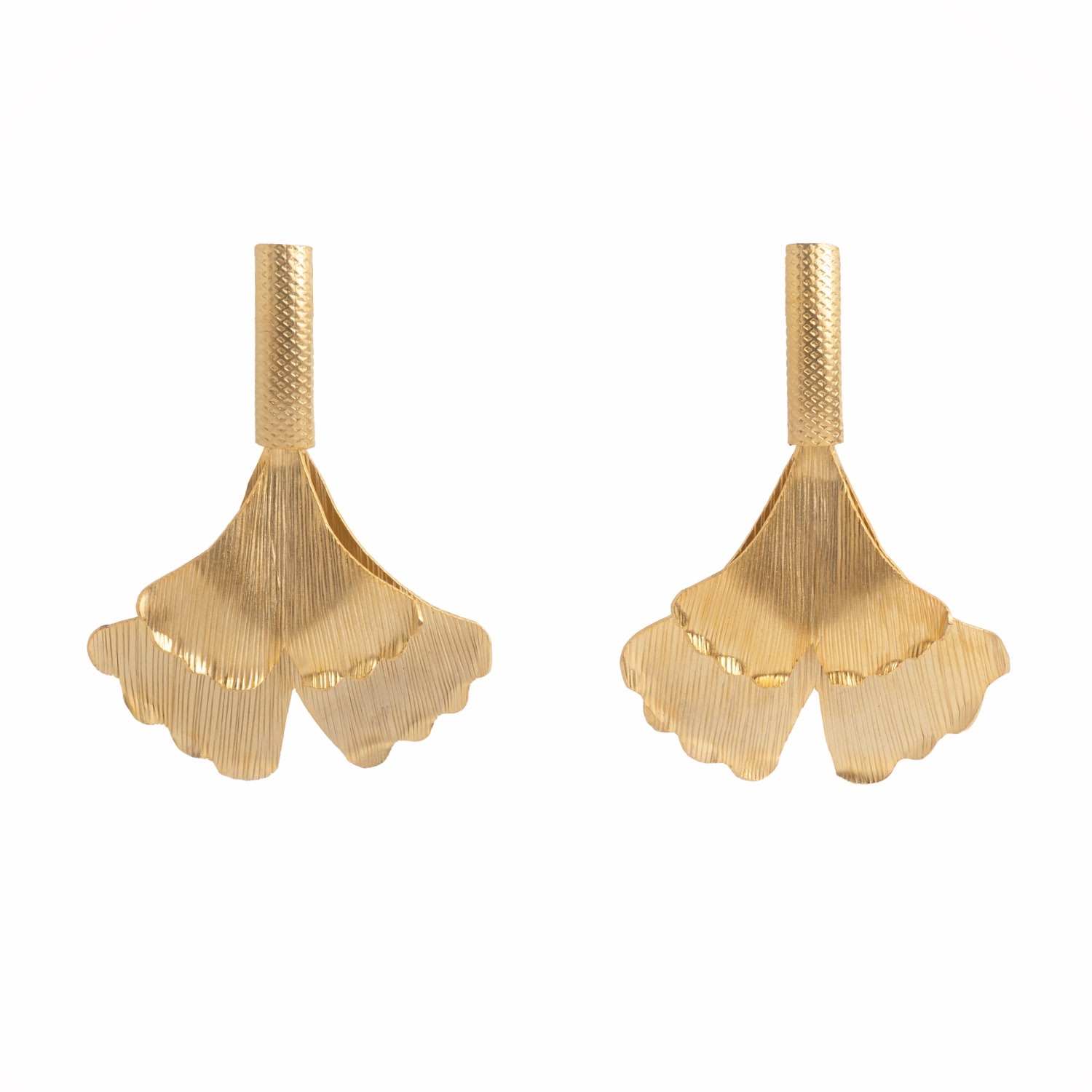 Meraki By Rashmi Bajaj Women's Gold Ginko Leaf Earrings In Gold