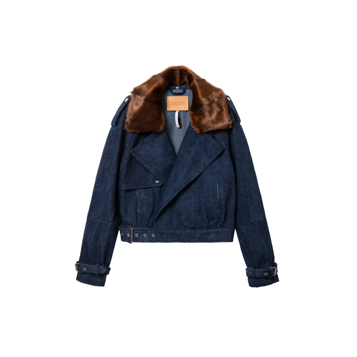Jakke Women's Troop Jacket Blue Denim