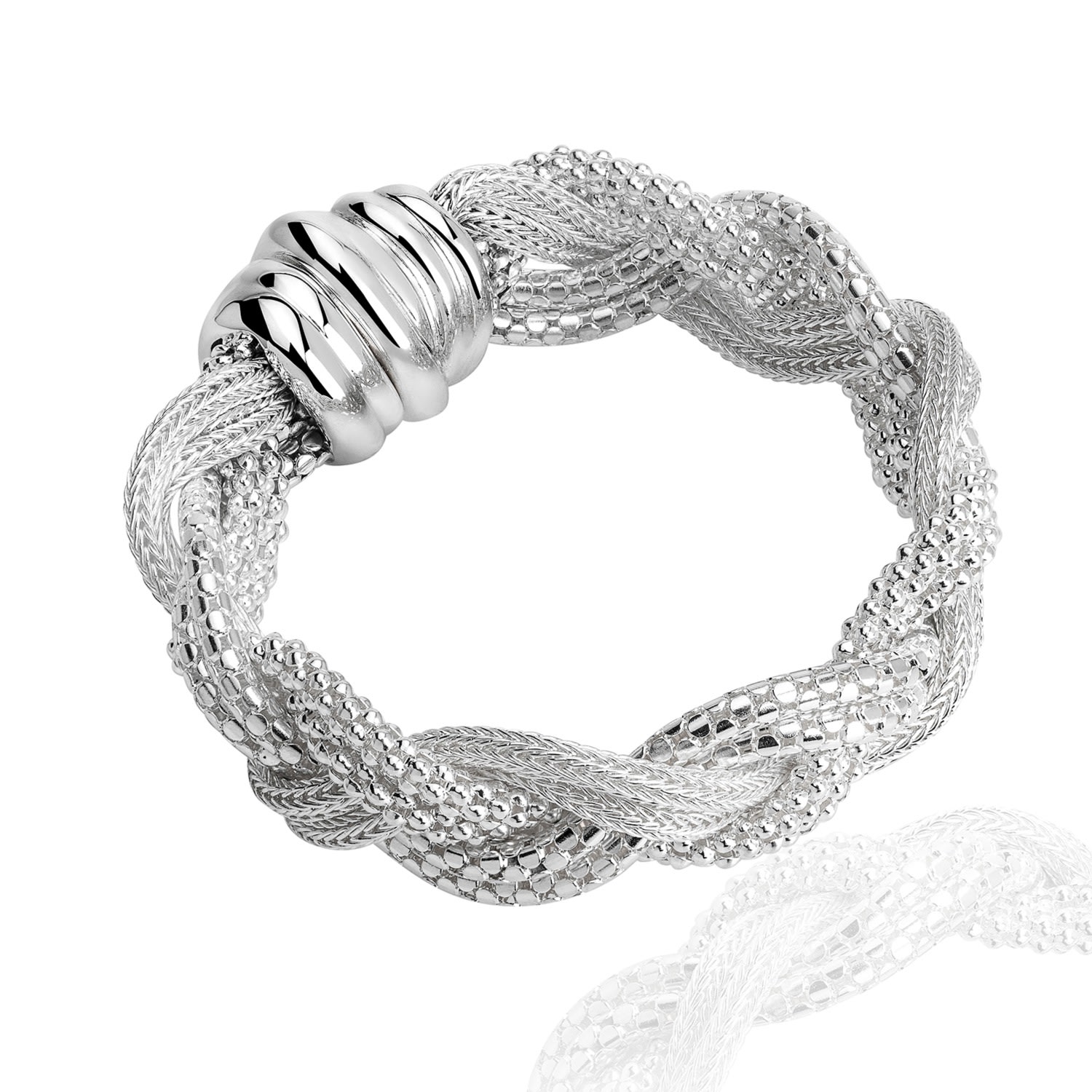 Tane México 1942 Men's Silver Vida Bracelet In Metallic