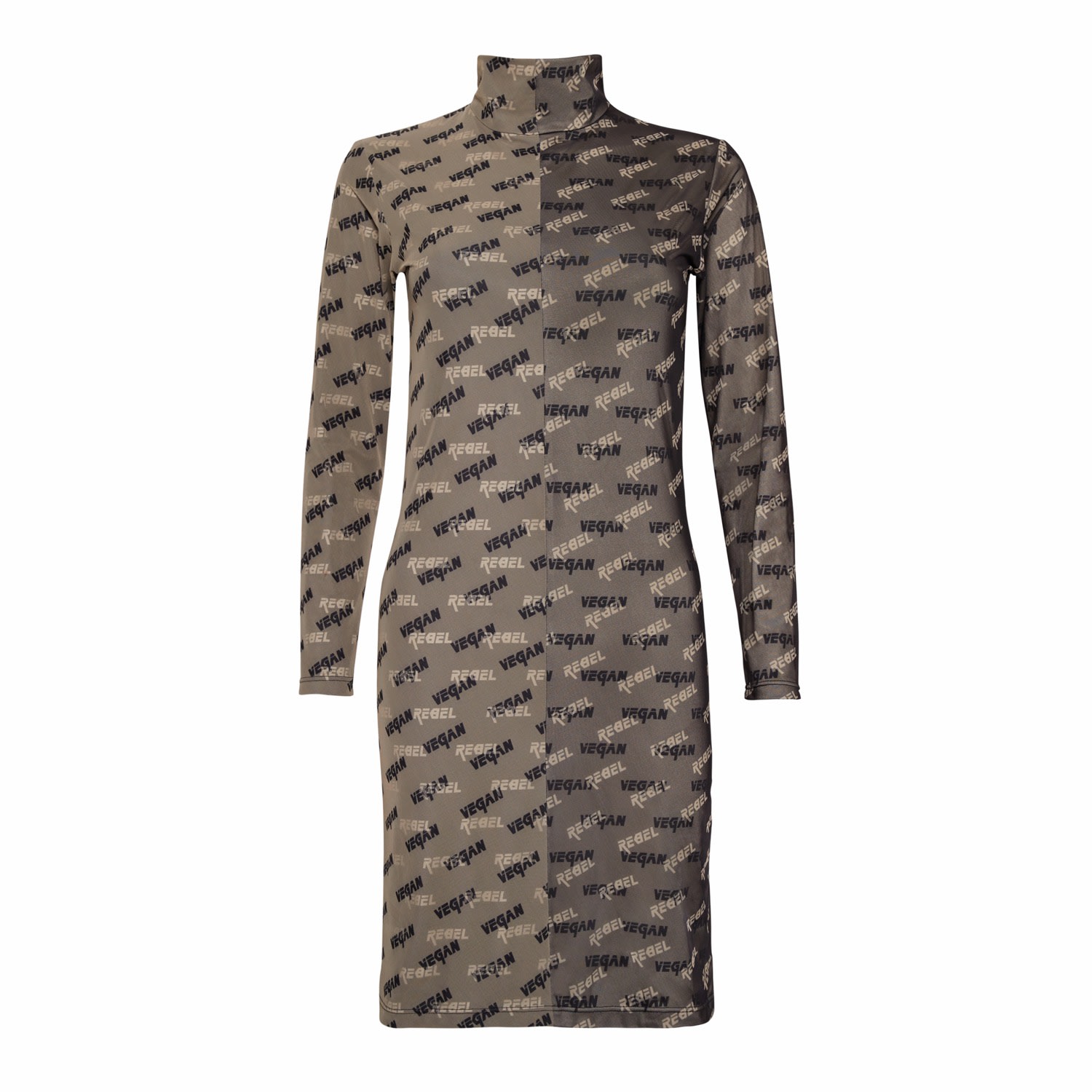 Women's Neutrals / Black Vegan Rebel Dress | Medium | Sarah Regensburger