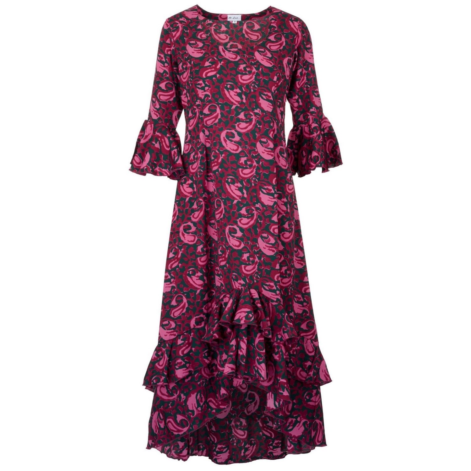open lace back dress Pre-Order Purple Ruffled Smocked Off Shoulder Plus Size Maxi Dress  Worn &  Refined
