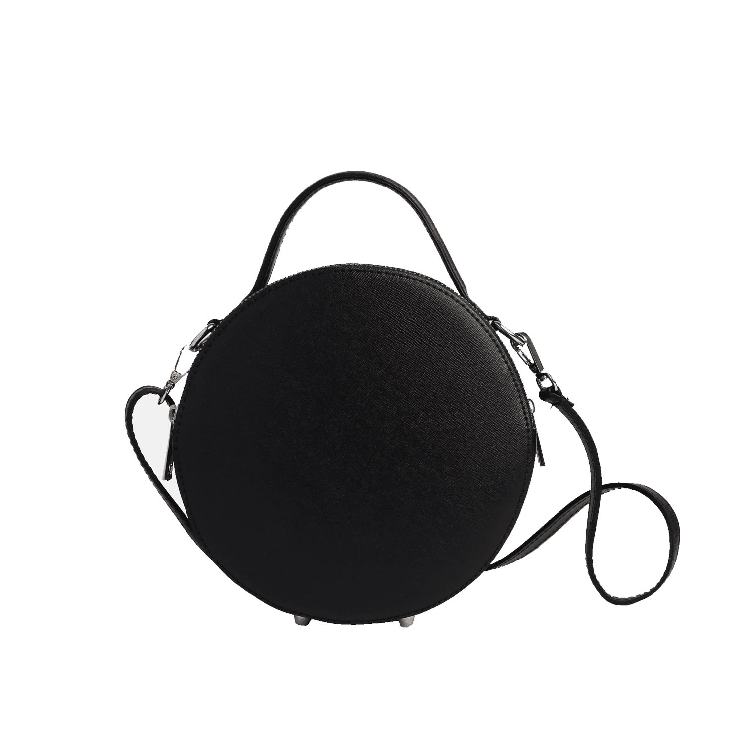 Betsy & Floss Women's Rome Round Circle Crossbody Bag In Black In Black