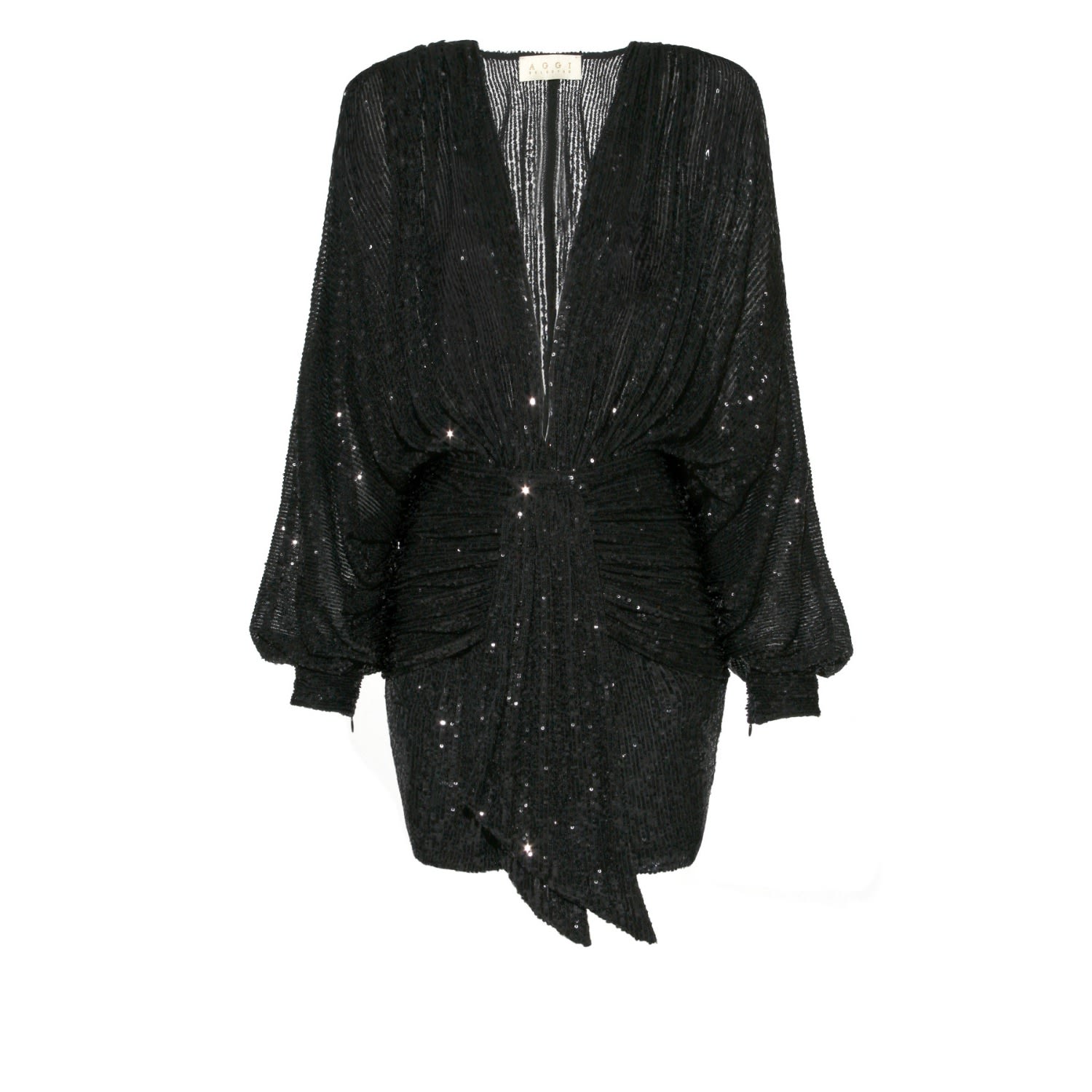 Women's Black Kaia Raven Dress | Medium | Aggi by Halewski