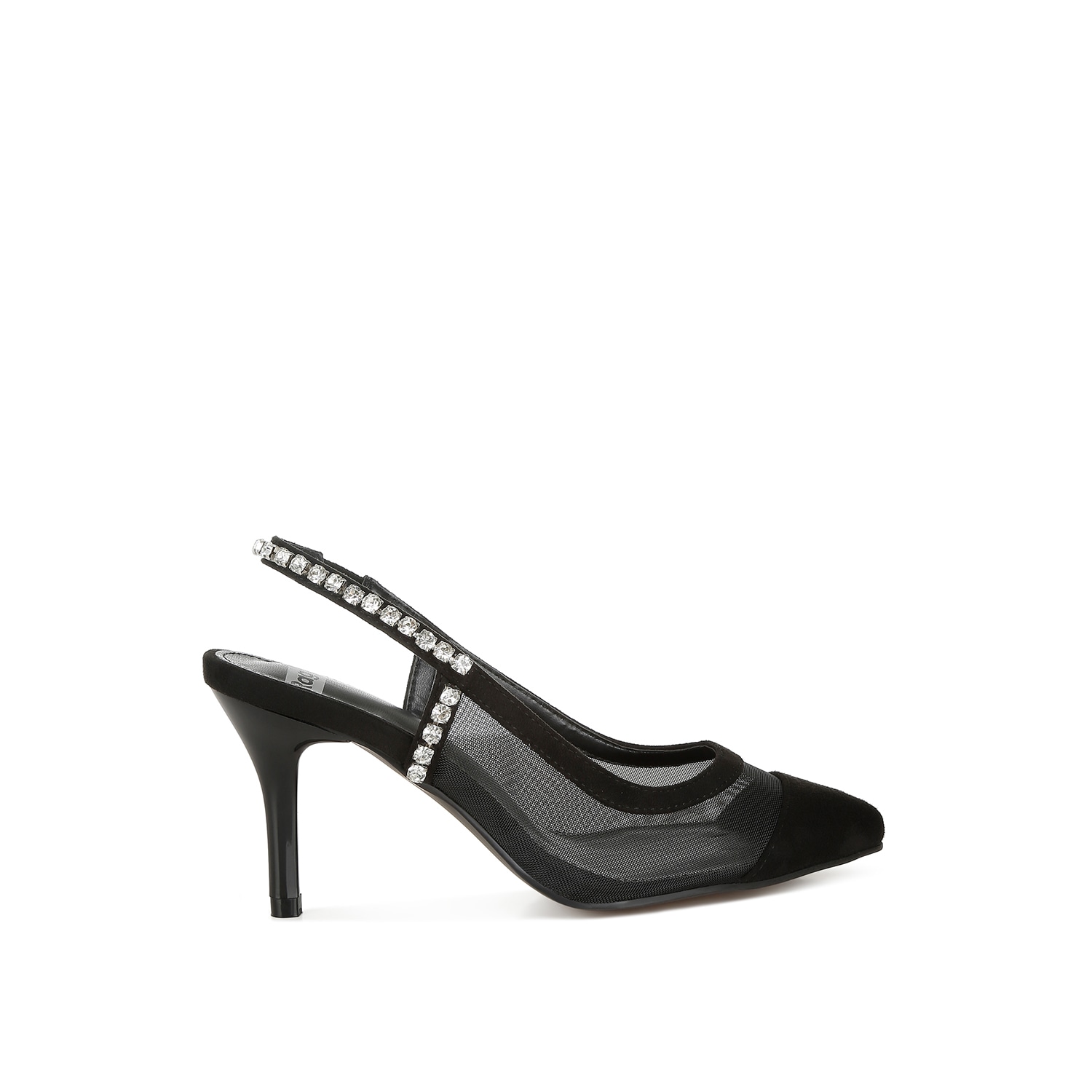 Rag & Co Women's Yaga Stiletto Heel Slingback Sandals In Black In Black
