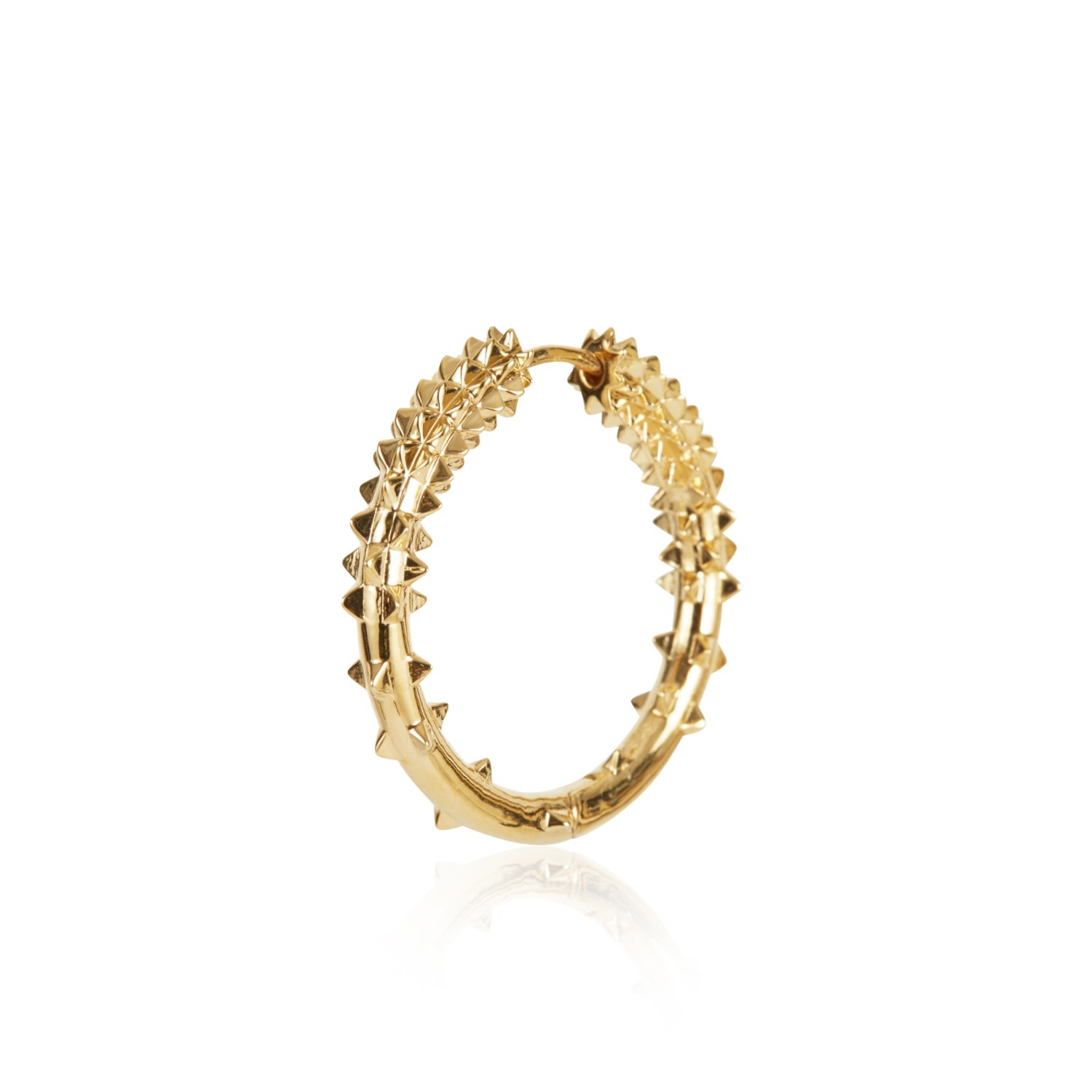 Women’s Large Hoop Earrings - Gold Kasun