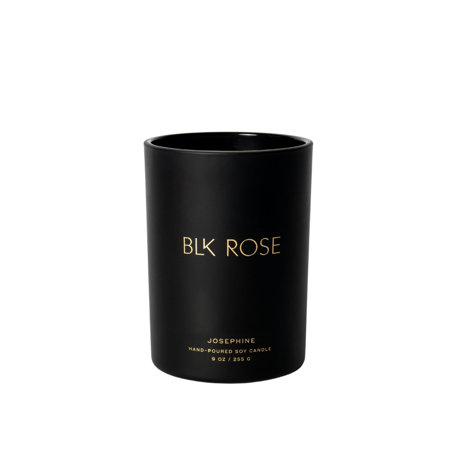 Black Josephine Candle - Frankincense, Musk & Grapefruit One Size Blk Rose Candle