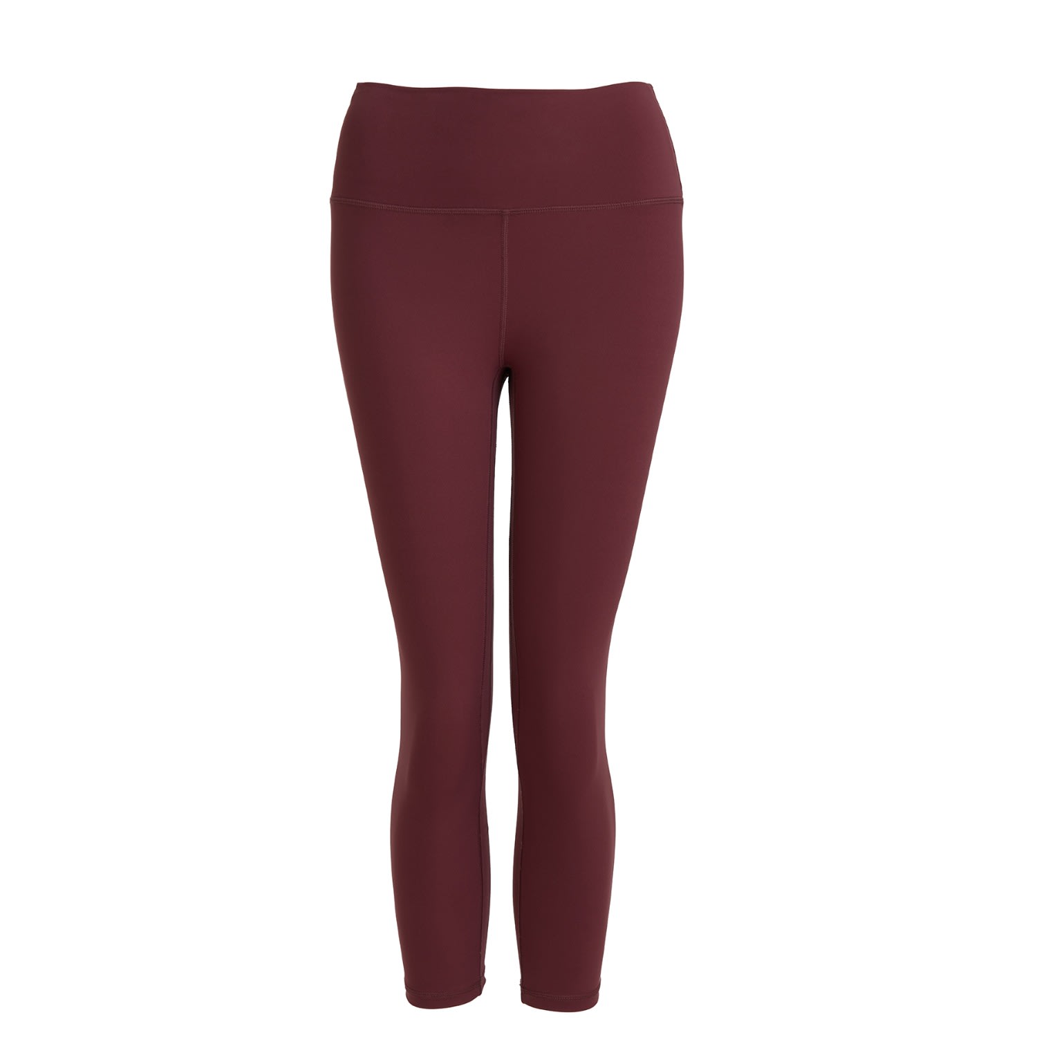 Perky Peach Women's Red Move More Burgundy Capri Leggings In Red