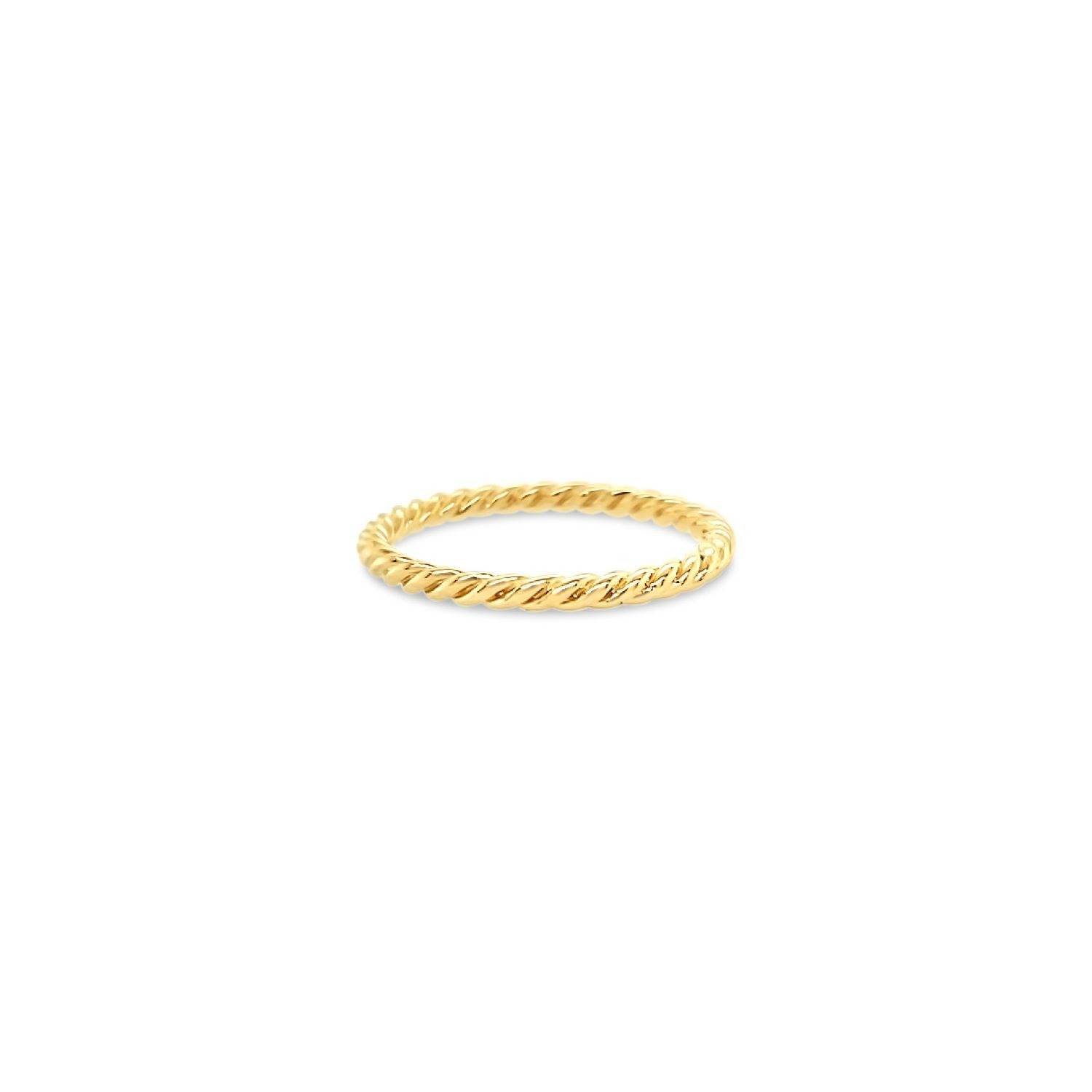 LOUIS VUITTON. Gold-plated ring twisted in the shape of …