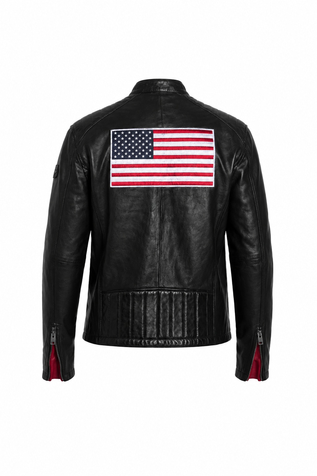 Mauritius Men's Black George Uf Leather Jacket