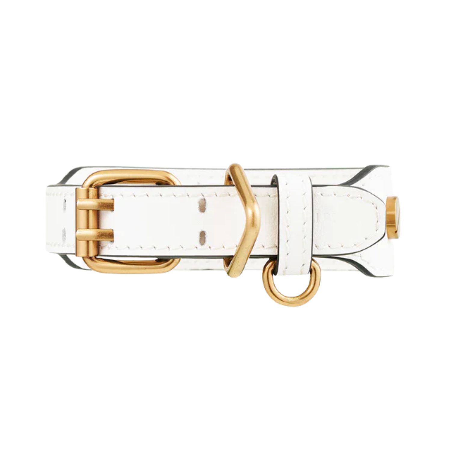 White / Brown Classique Collar | Small | Theanimals