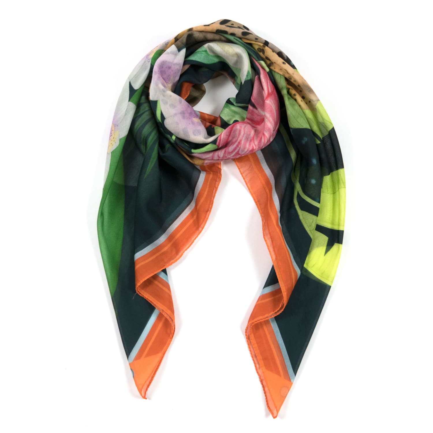 cotton silk scarf