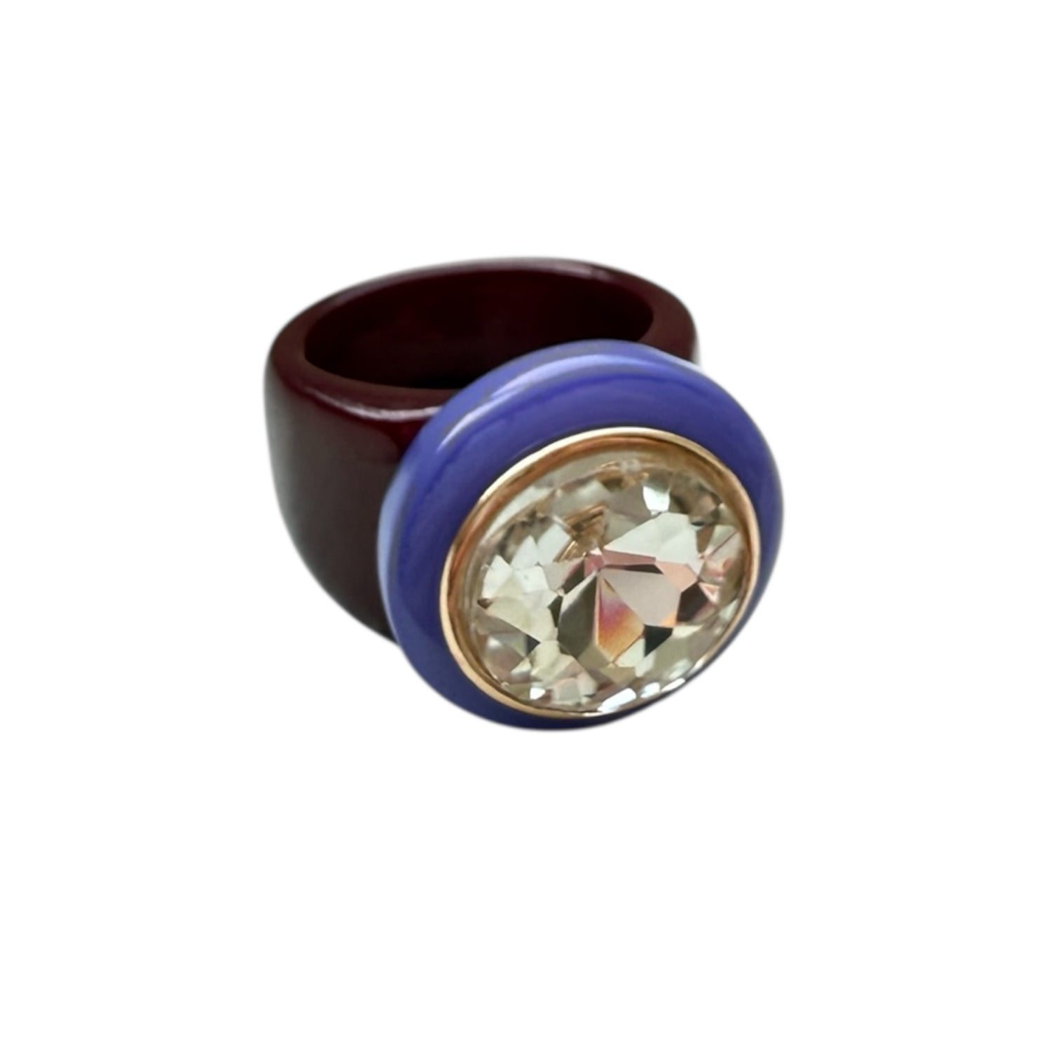 Smith & Co. Jewel Design Women's Pink / Purple City Girl Ring - Mulberry