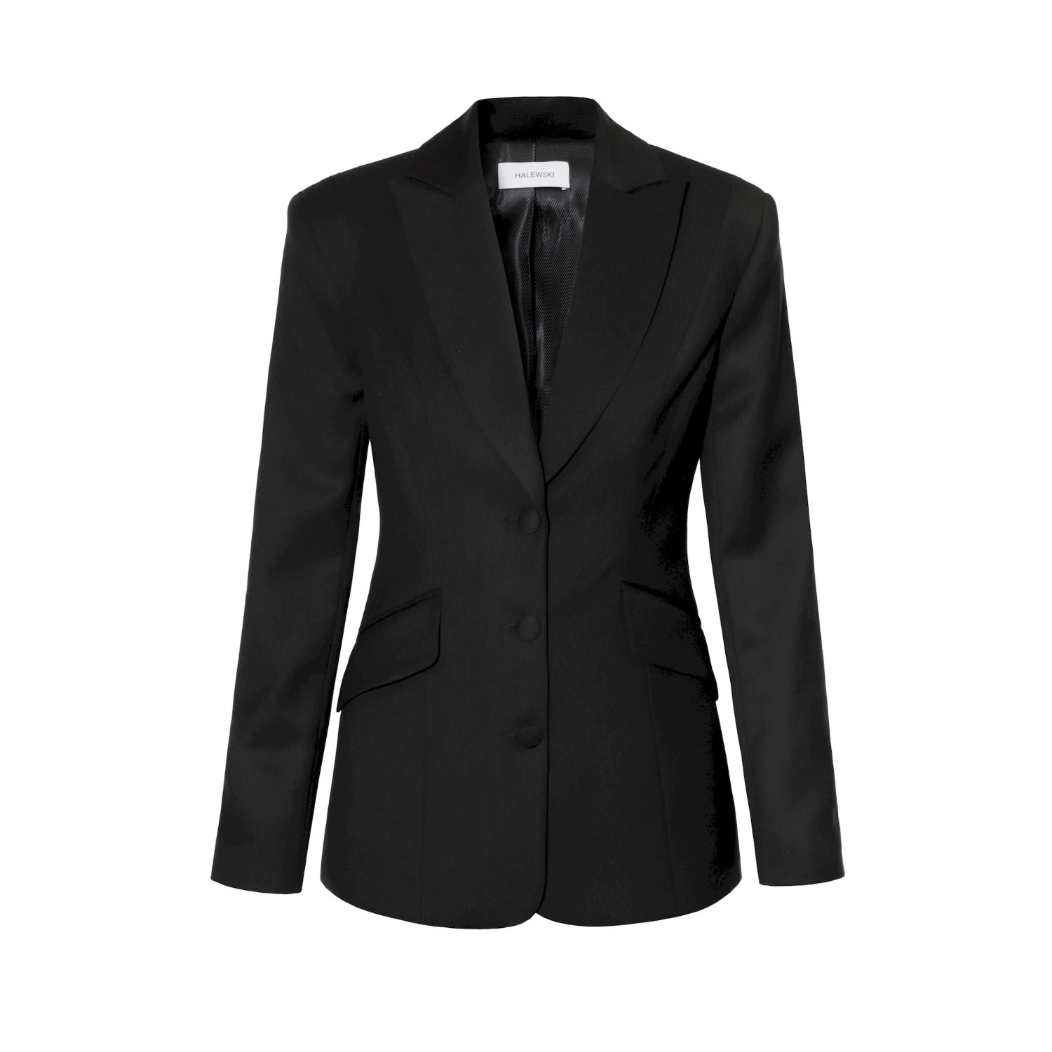 Aggi By Halewski Women's Leona Black Single Breasted Blazer In Black