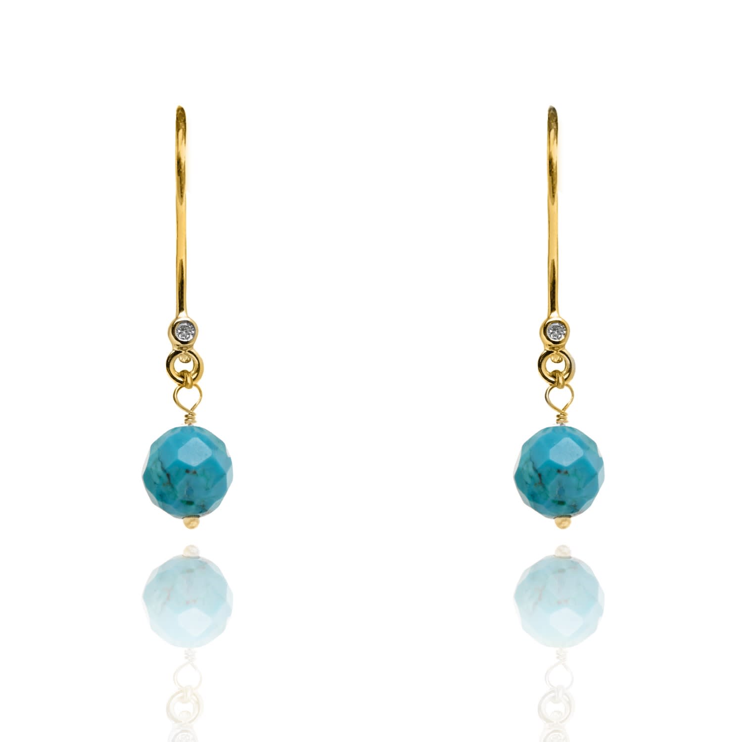 turquoise birthstone earrings