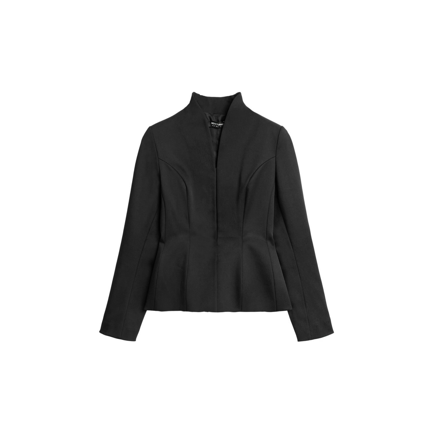 Nocturne Women's Black Structured Blazer Jacket