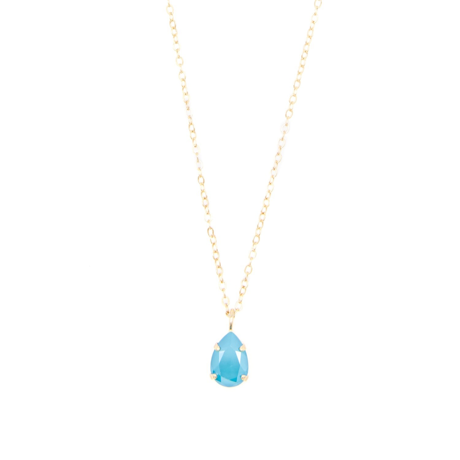 Rosaspina Firenze Women's Azure Blue Drop Necklace In Blue