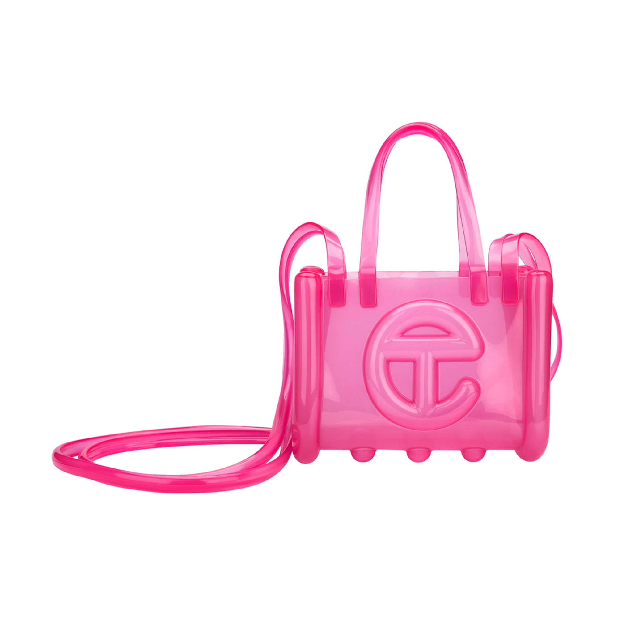 Melissa Women's Pink / Purple Small Jelly Shopper Ii X Telfar - Pink In Pink/purple