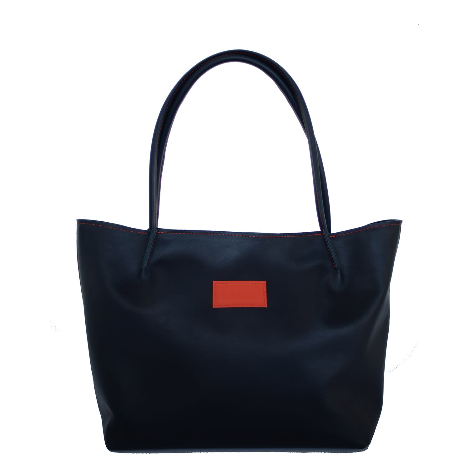 natural leather tote bag