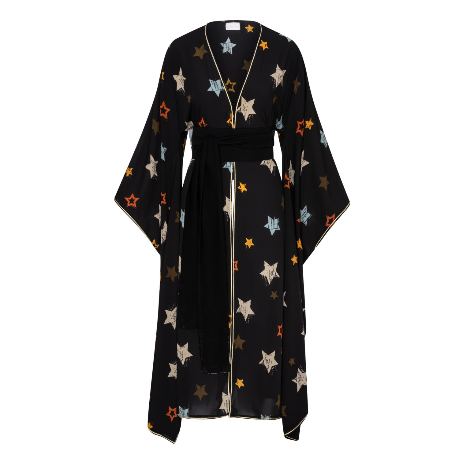 Joy Borrello Women's Ohkizaki Hoshi Star Kimono - Black In Black