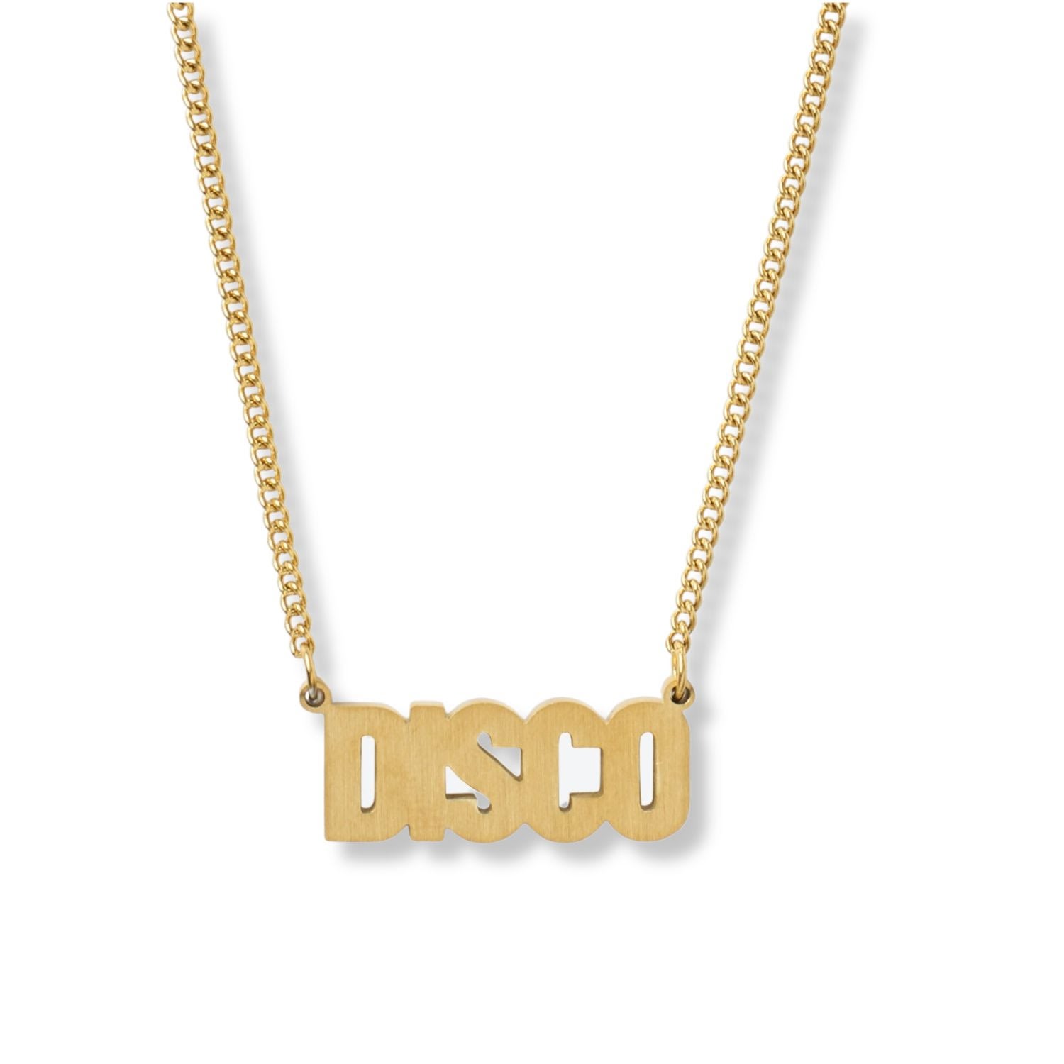 Hoops + Chains Ldn Women's Gold Disco Chain In Gold