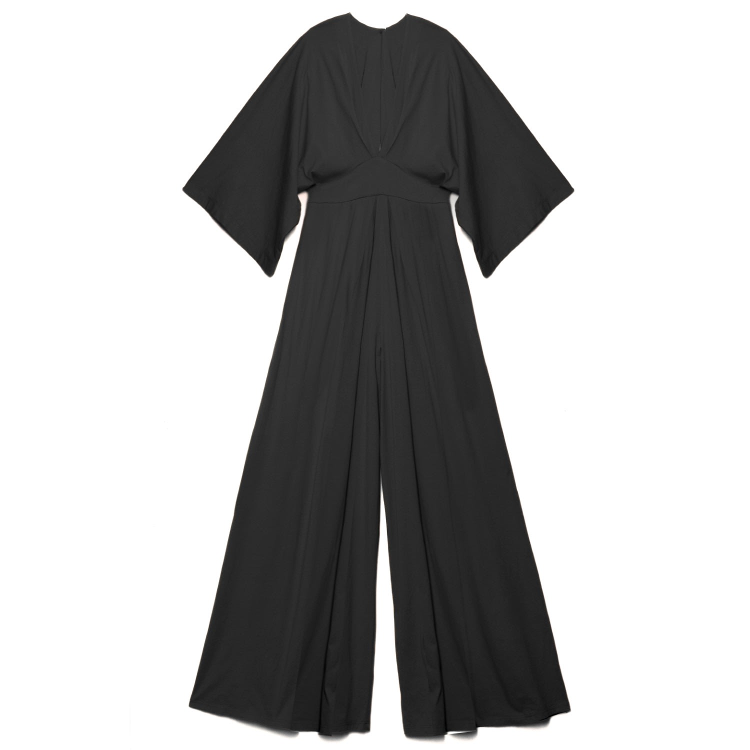 Gaffer&fluf Women's Black Empire Waist Jumpsuit In Black