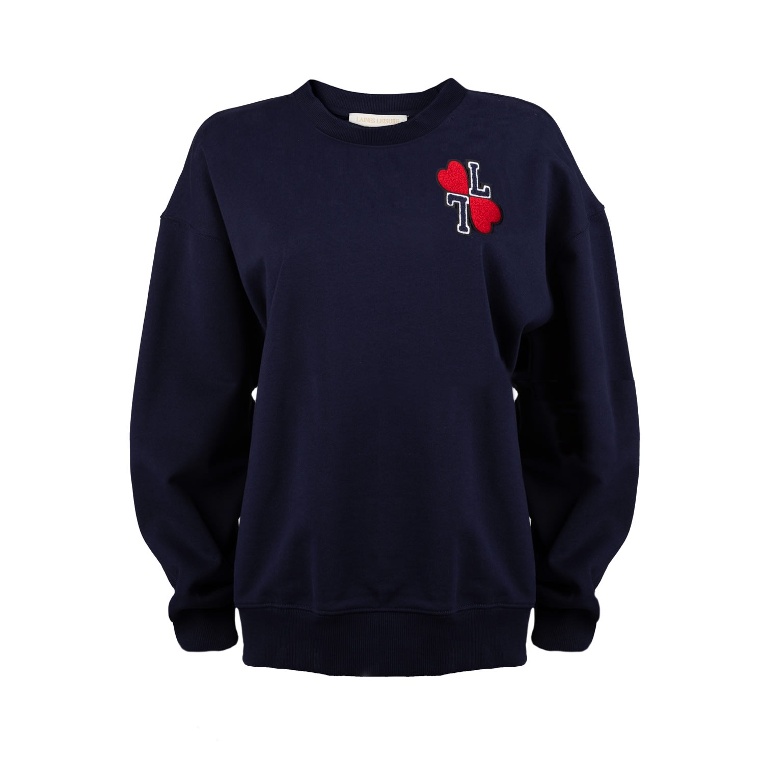 Women’s Blue Laines London Varsity Sweatshirt - Navy/Red S