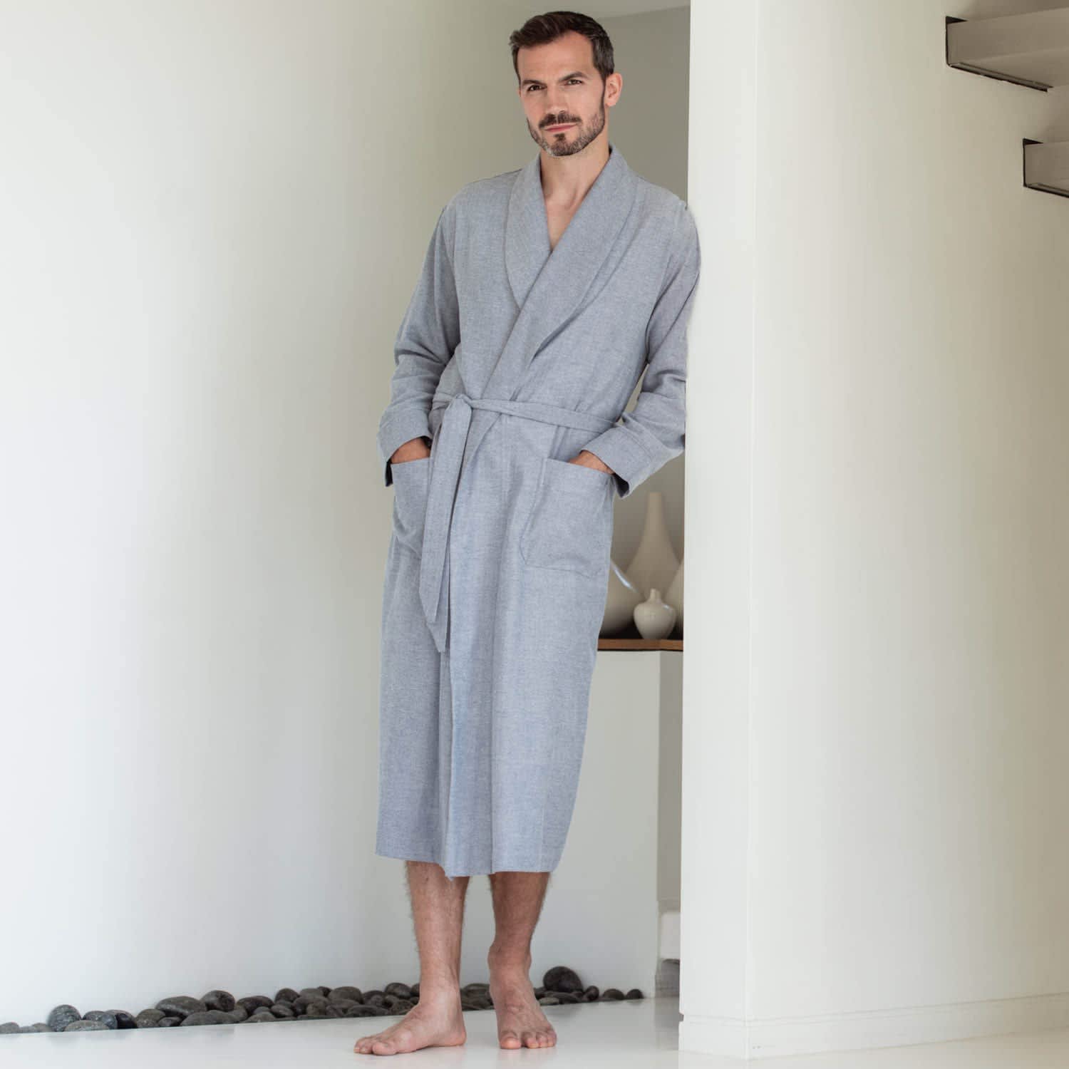 male towel dressing gown