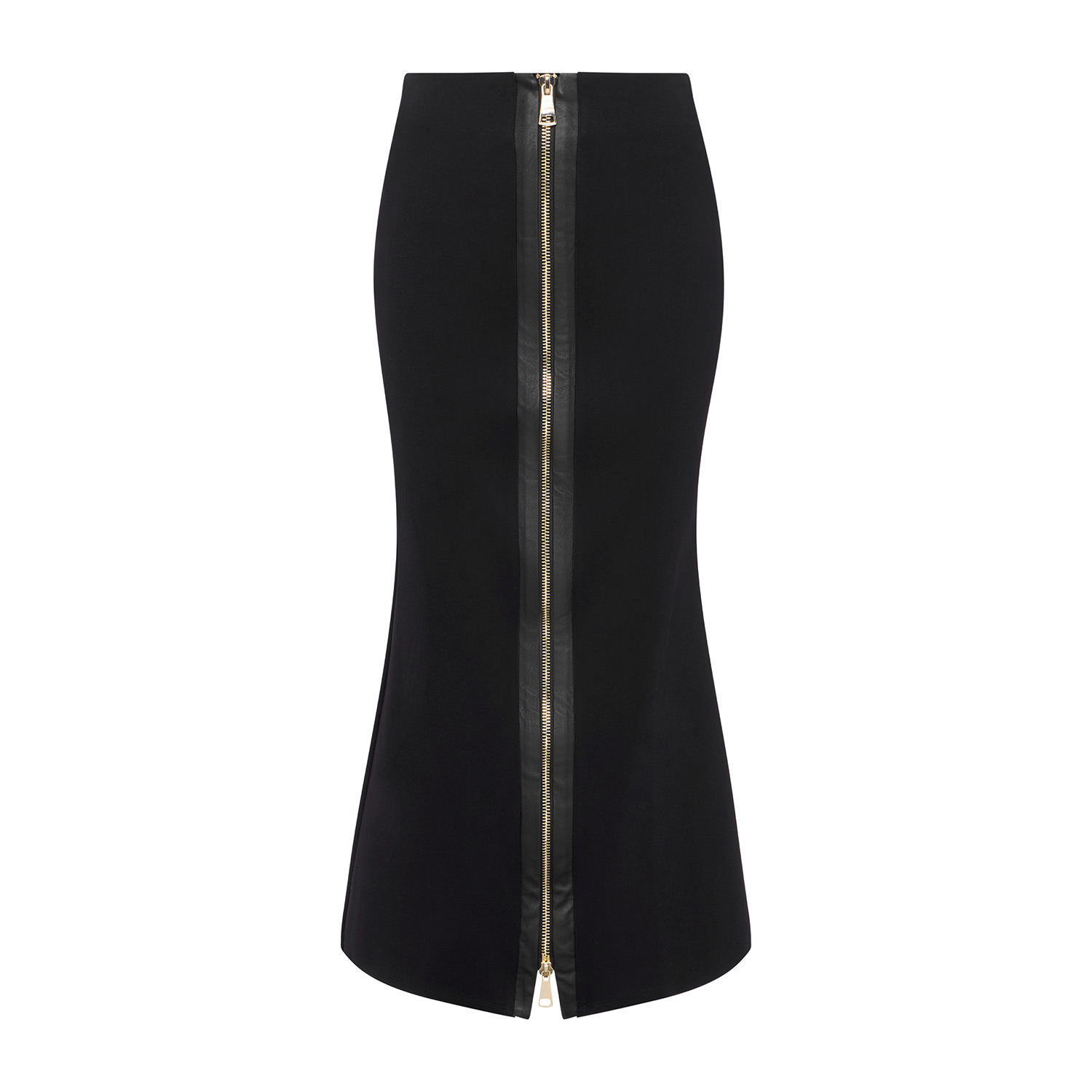 Zetaye Women's Black Aria Zipper Skirt In Black