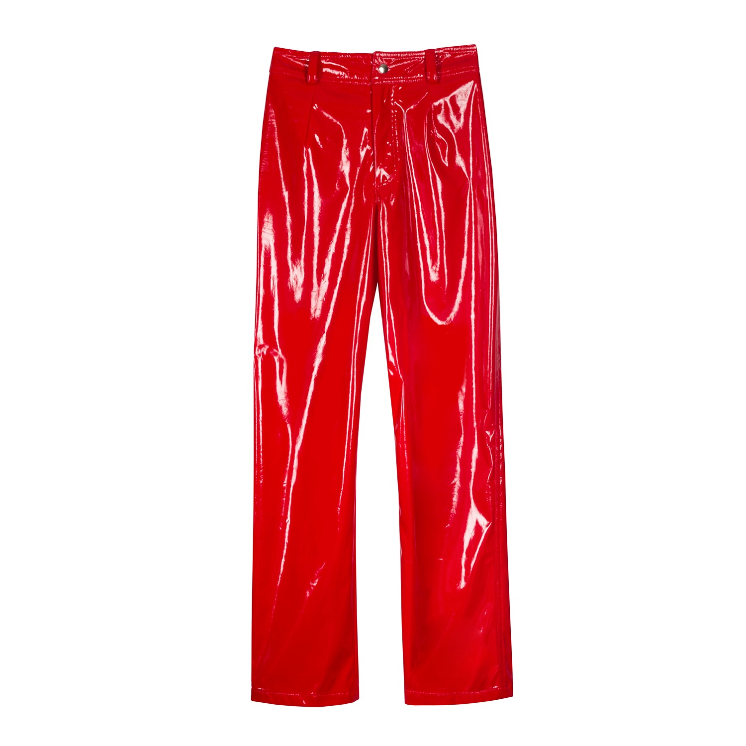 デニム・ジーパン NOT4NERD Two Way Side Zipper Nylon Pants Red PT045RD Nygard Slims Womens Black Pull On Pants Side Zippers NWT