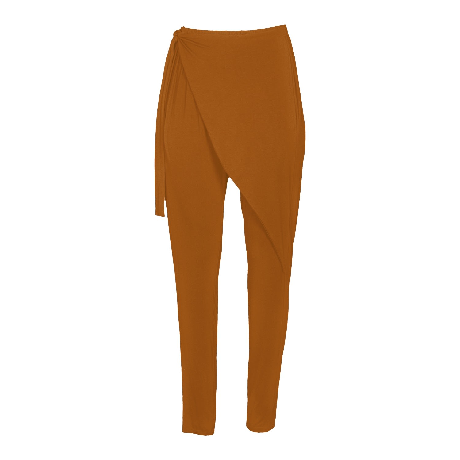 Women’s Yellow / Orange Bamboo Wrap Pant - Yellow & Orange Extra Large Carlton Jones