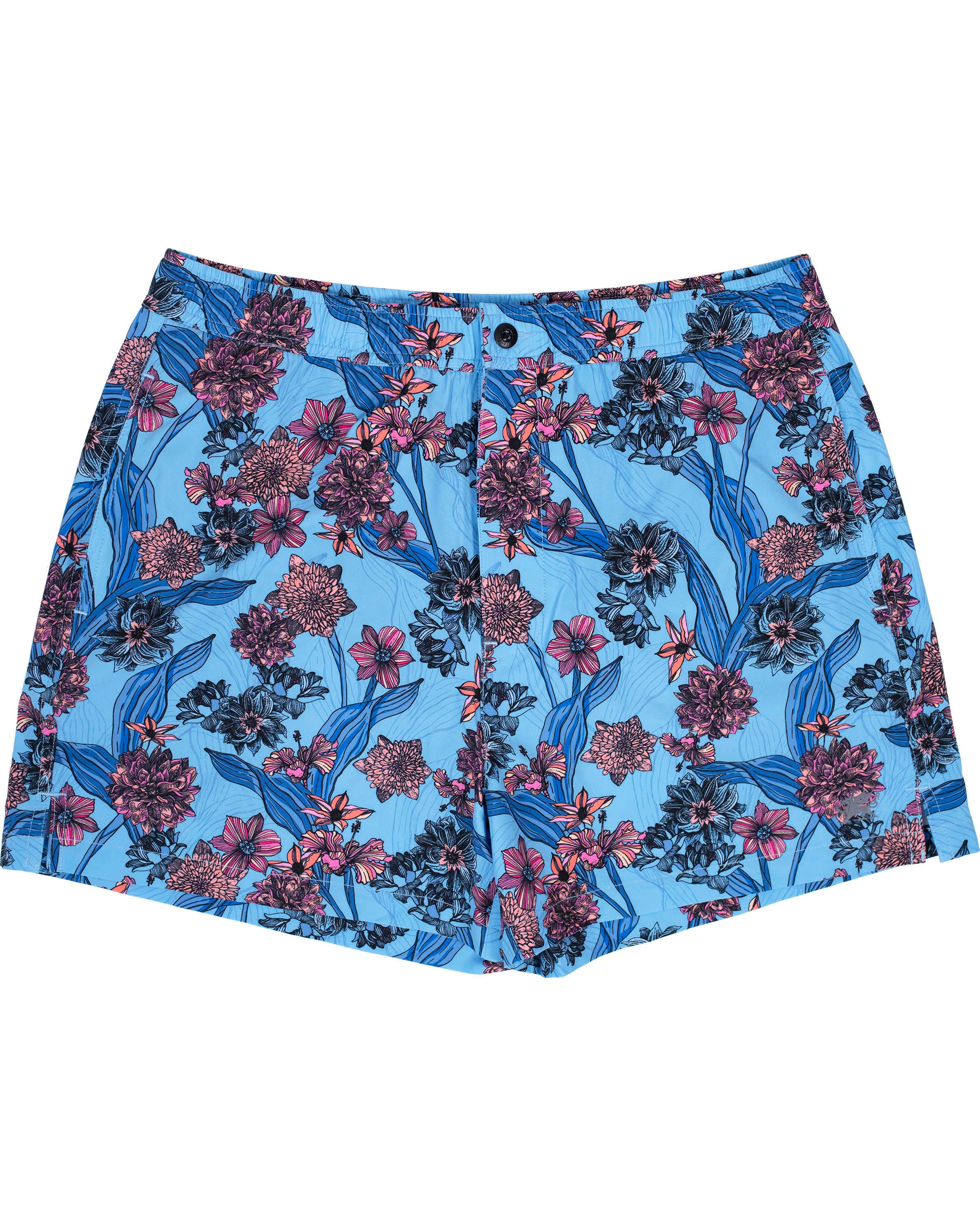 Men’s Blue / Yellow / Orange Quack Ocean Floral - Blue Small Lords of Harlech