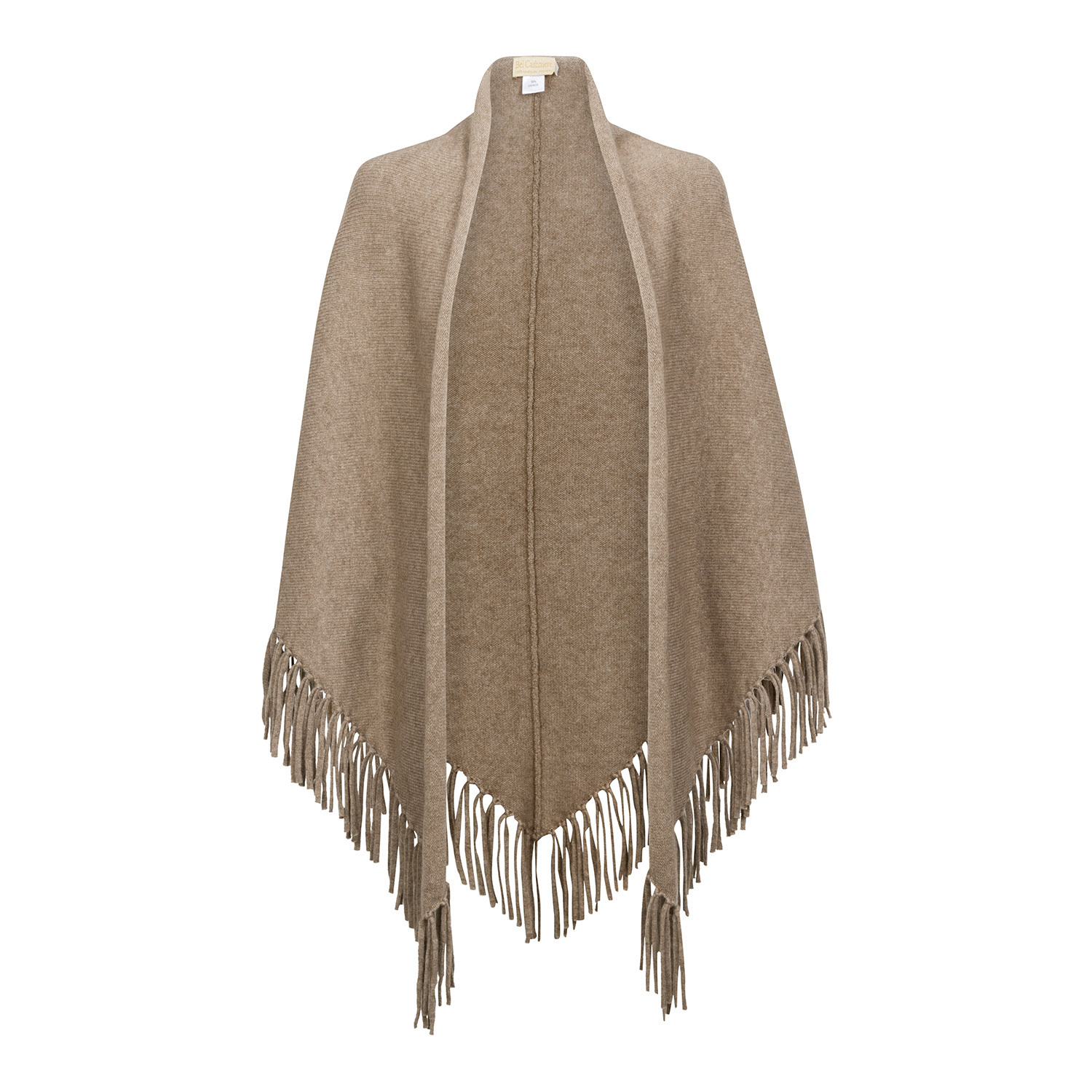 Women's Sienna Cashmere Shawl Brown | Medium | Bel Cashmere