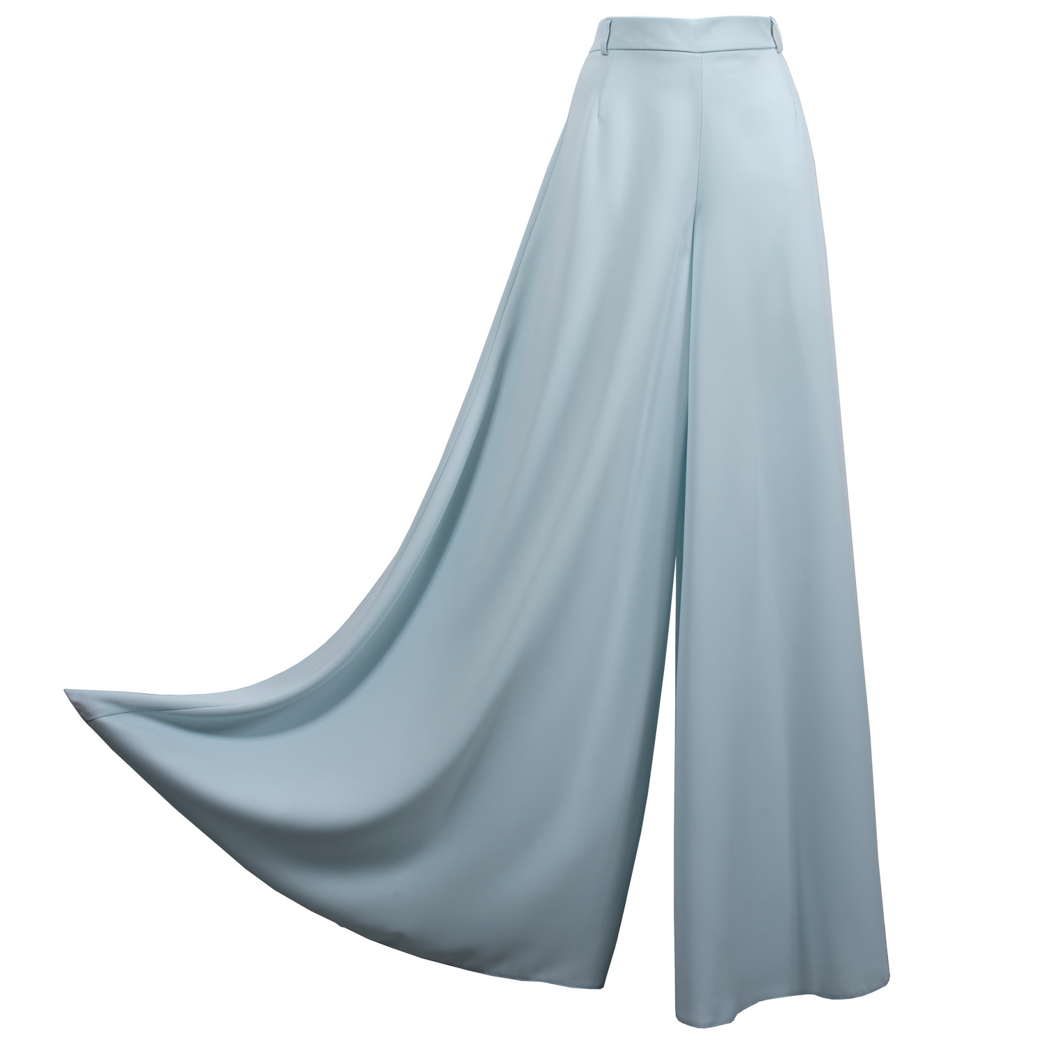 Laura Daili Women's Blue / Neutrals Light Blue Wide-leg Pants In Blue