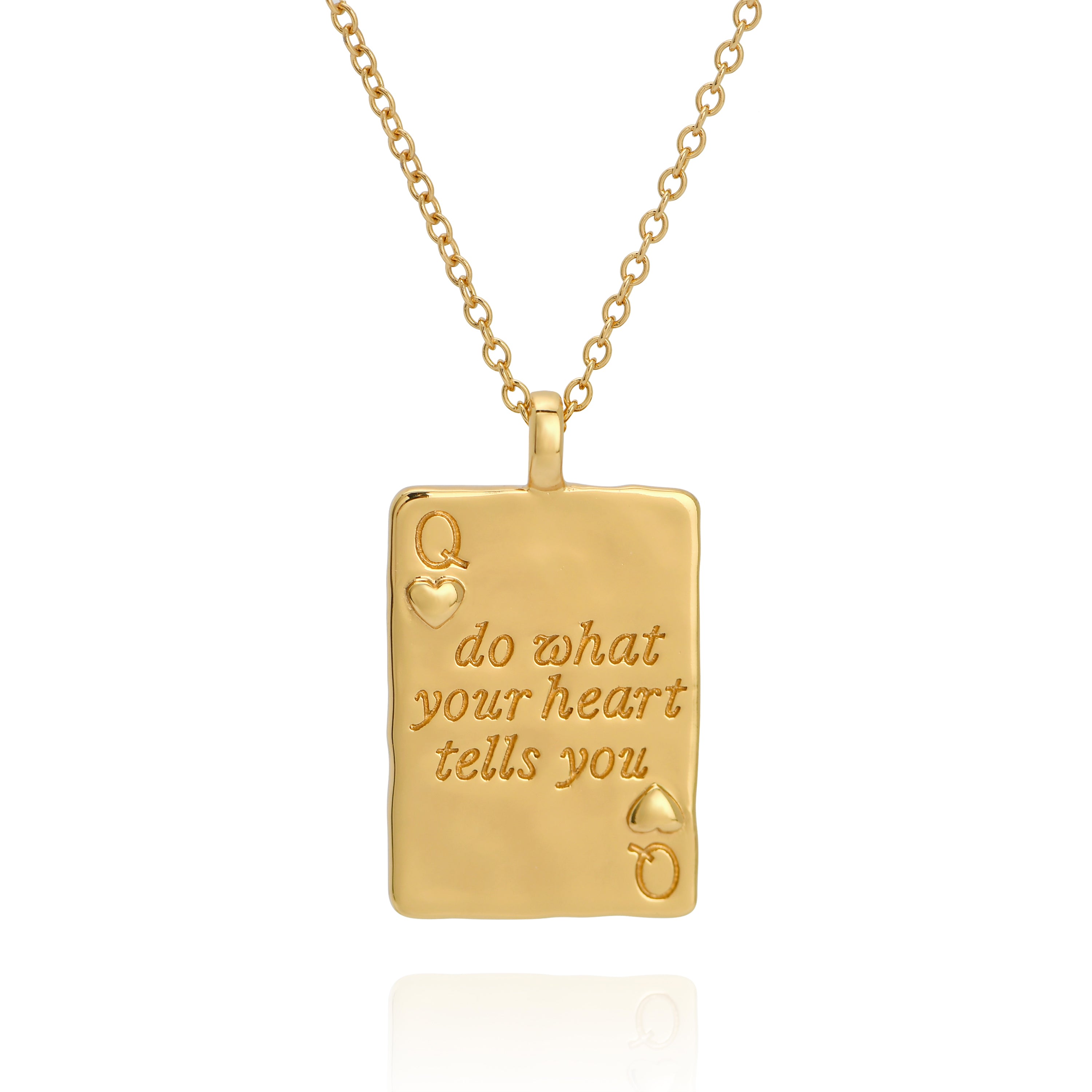 Women’s Gold Do What Your Heart Tells You Necklace Rani & Co.