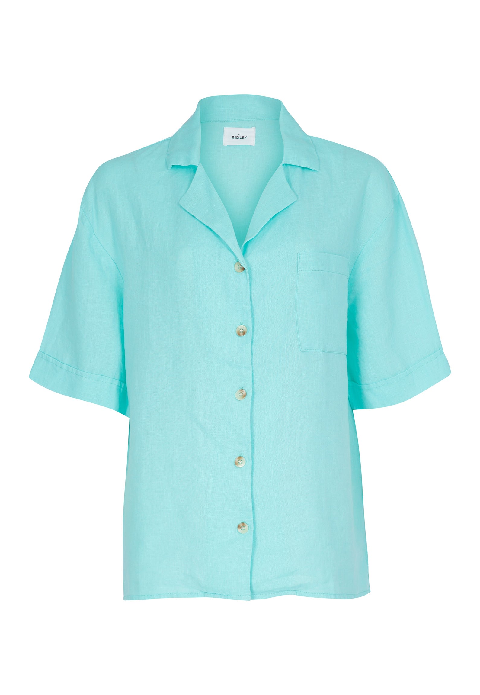 Women’s Blue Daphne Shirt Aqua Medium By Ridley